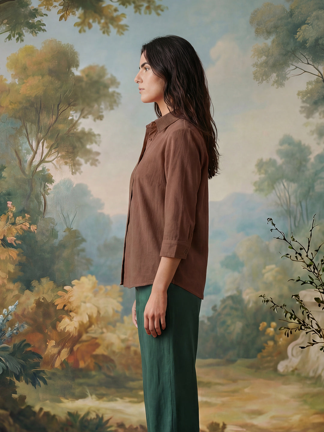 Corduroy Cloud Shirt (Deep Roast Brown)