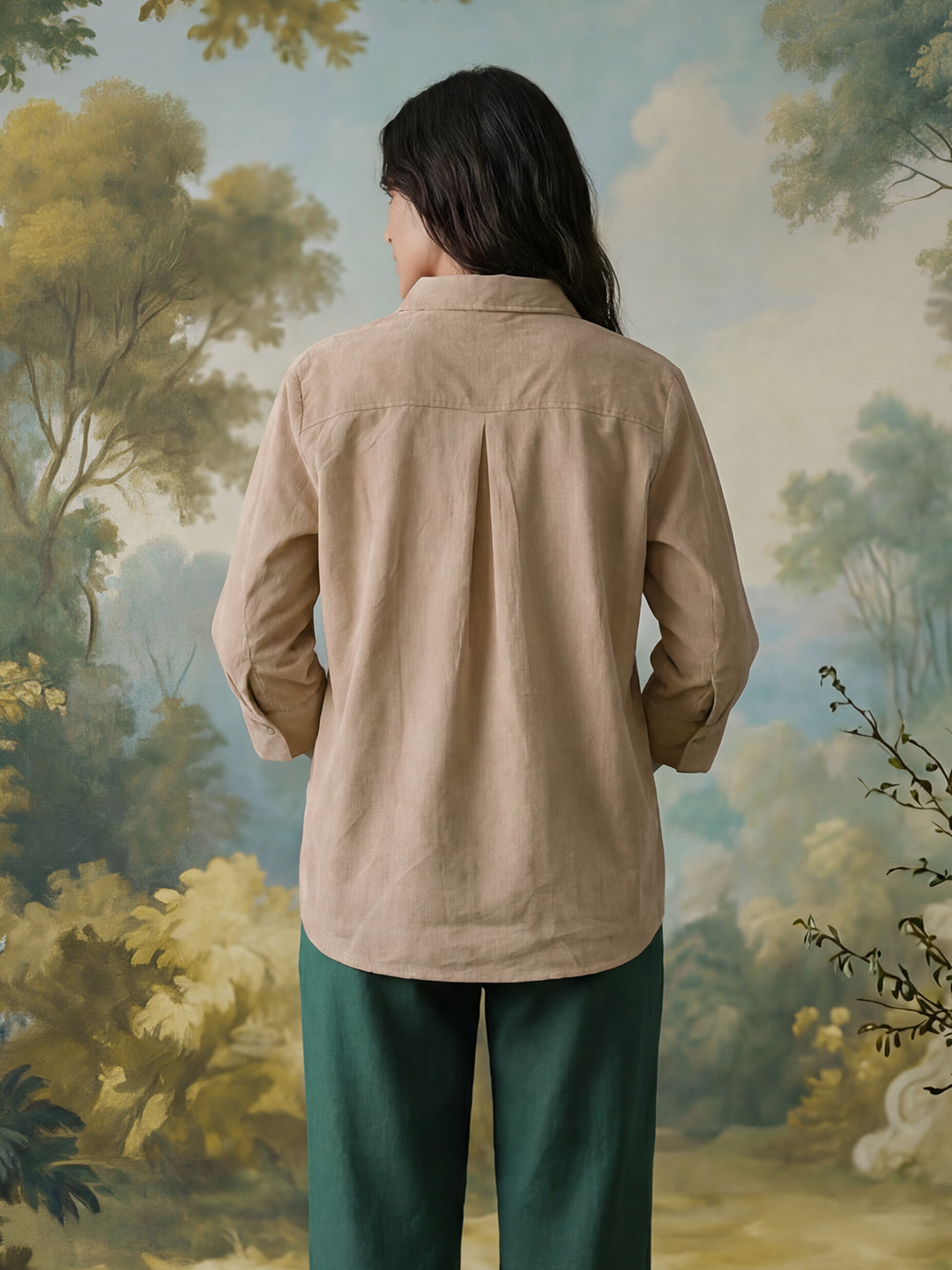 Corduroy Cloud Shirt (Bark Brown)