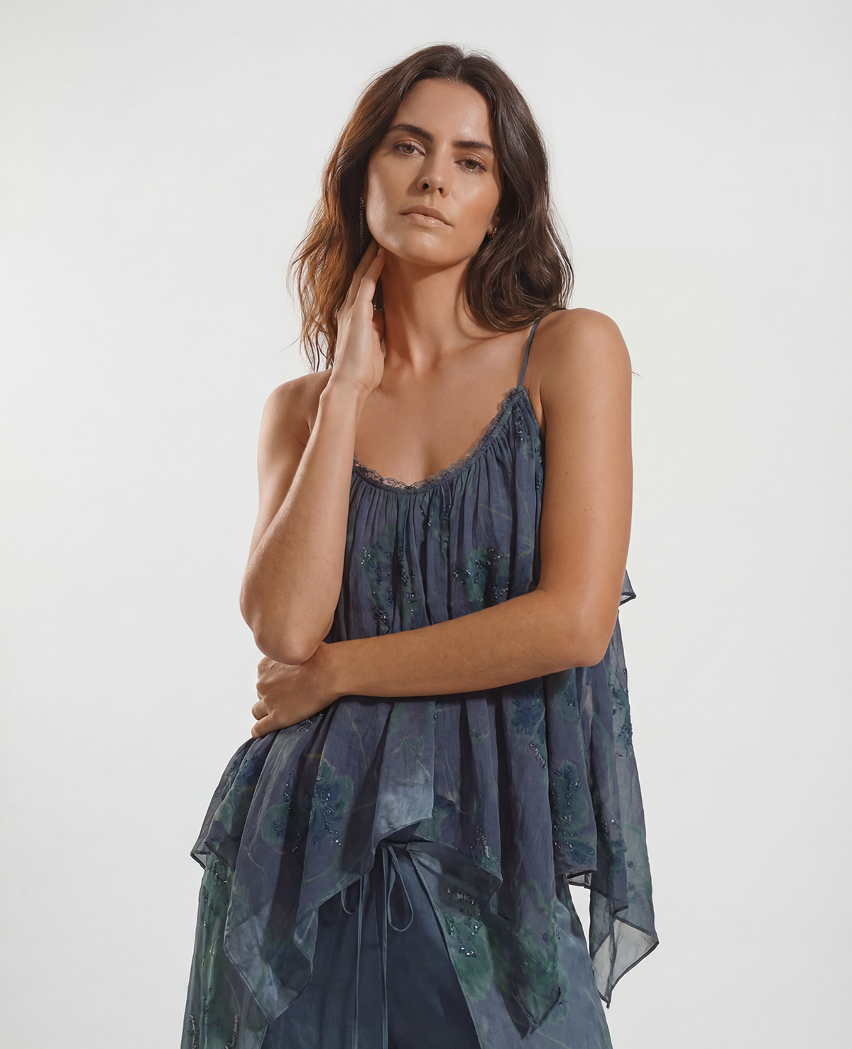 Shibori-style top