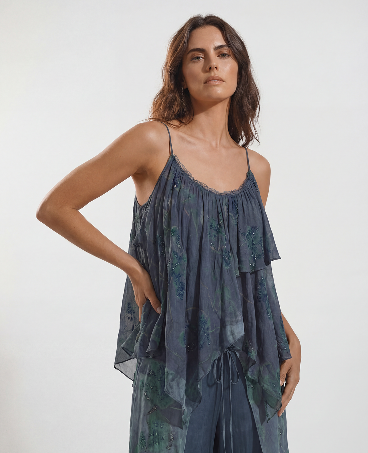 Shibori-style top