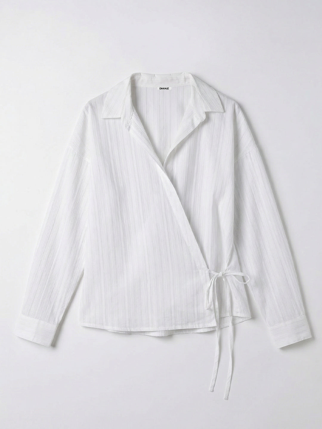 Structured Wrap Shirt