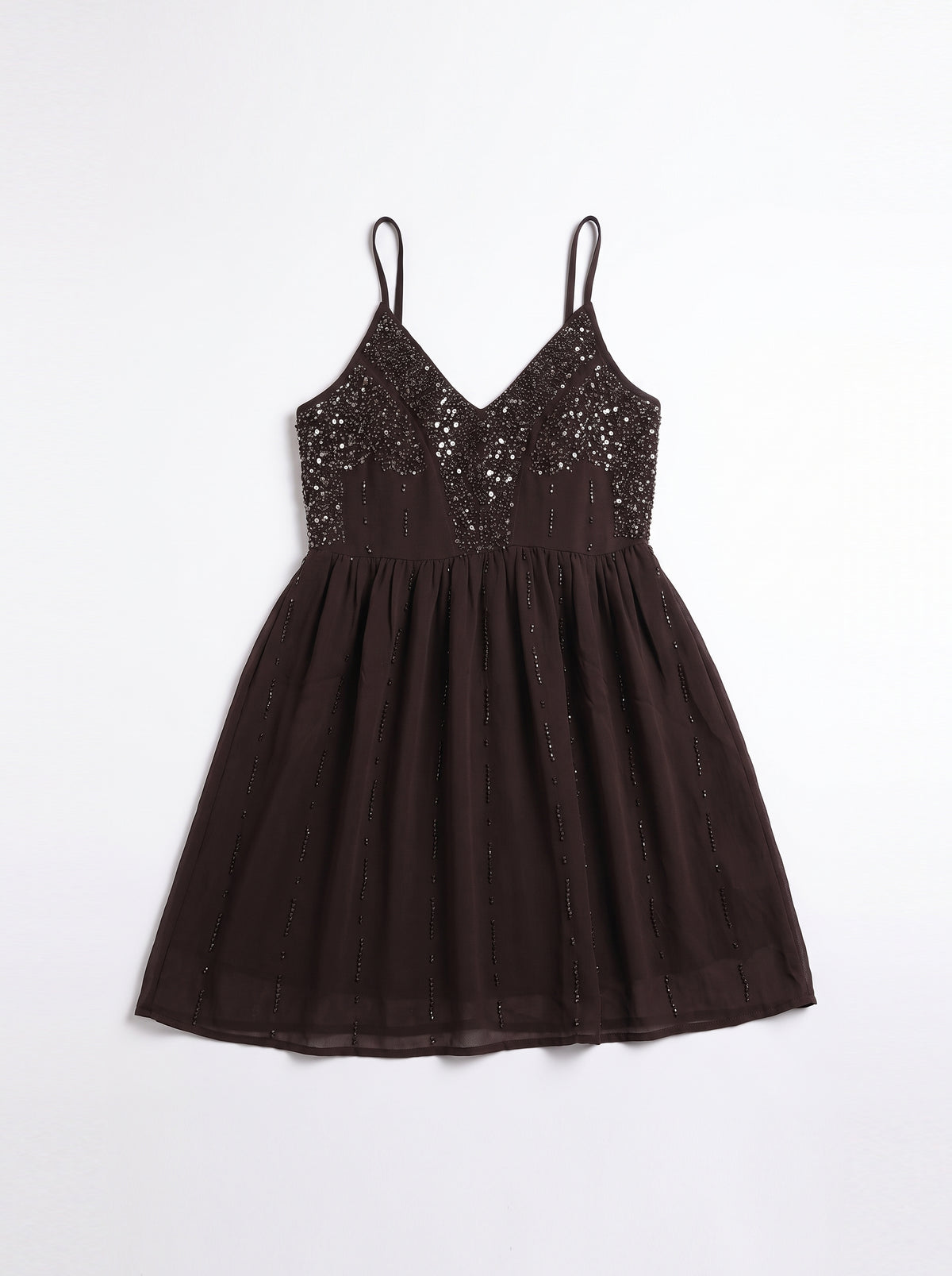 Espresso Sequin Dress