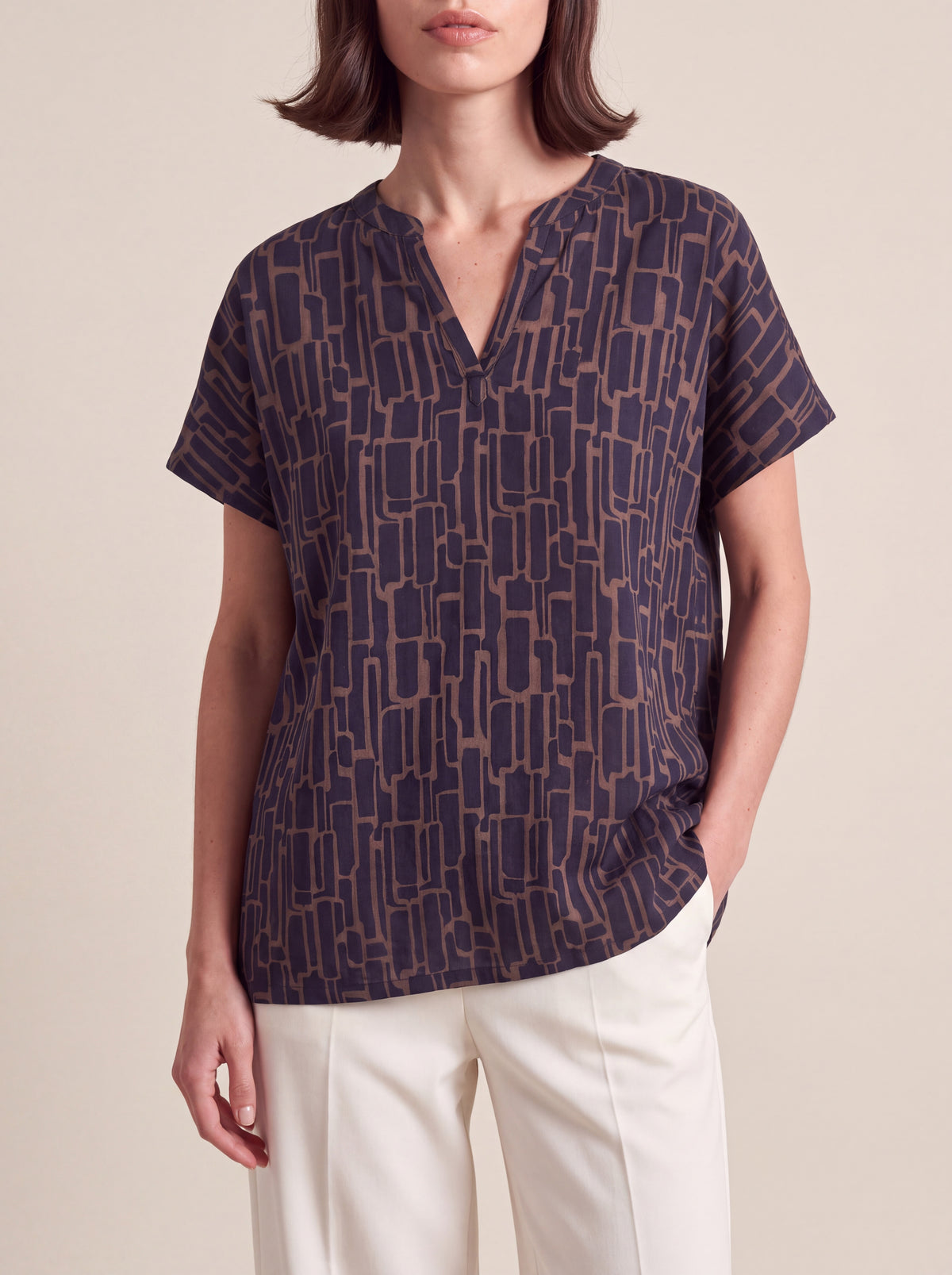 Artisan Grid Tunic
