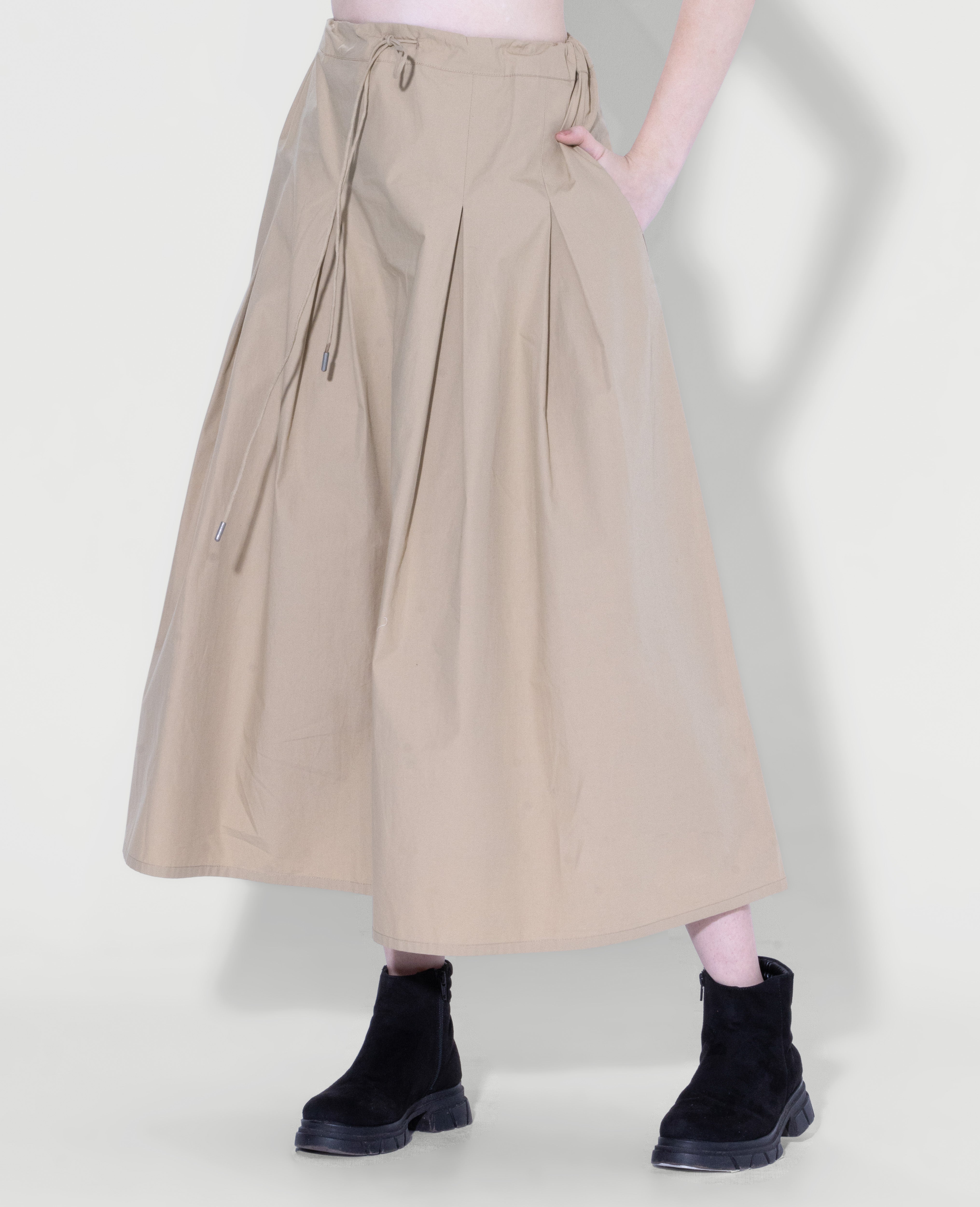 Dune Pleat Skirt