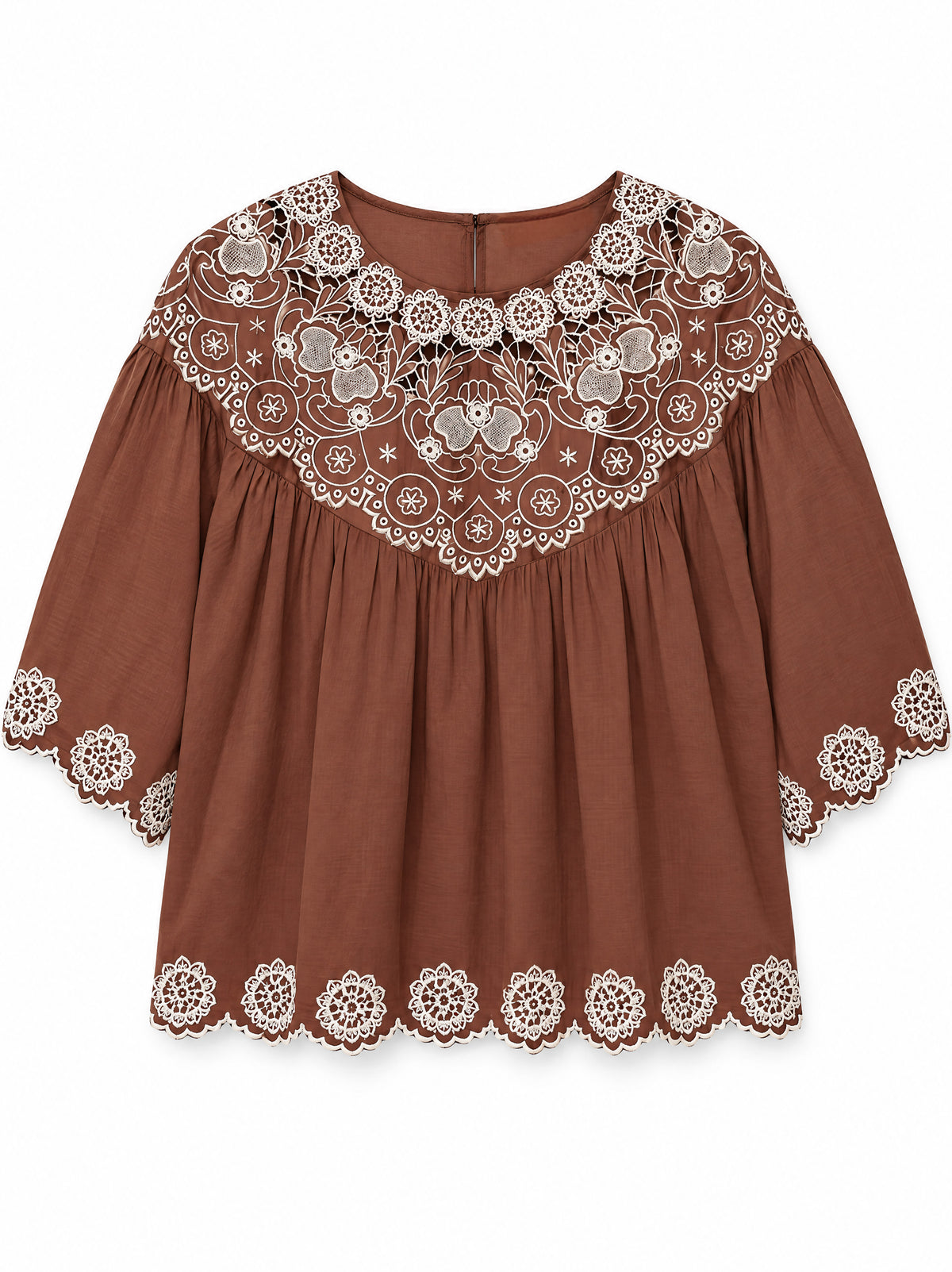 Mocha Petal Top