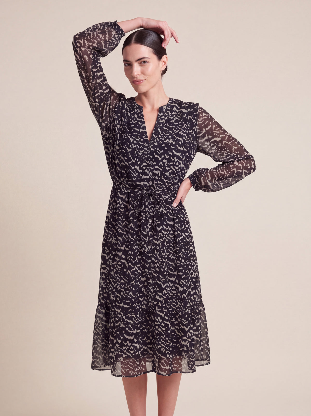 Shadow Drape Dress