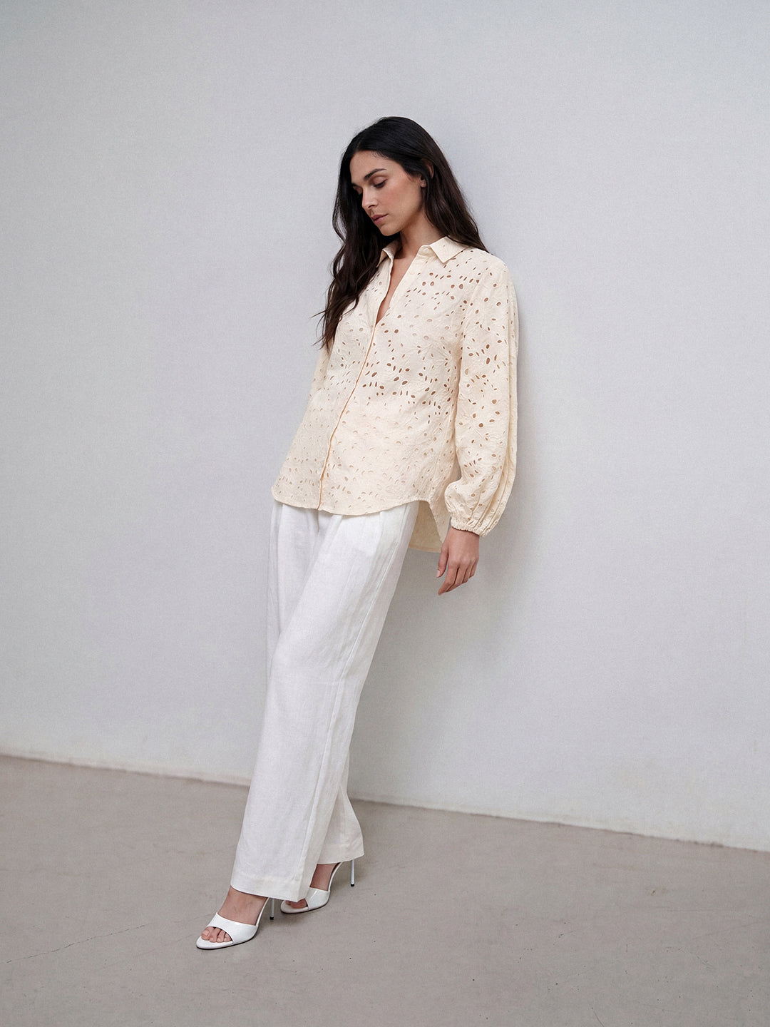Luna Broderie Statement Shirt