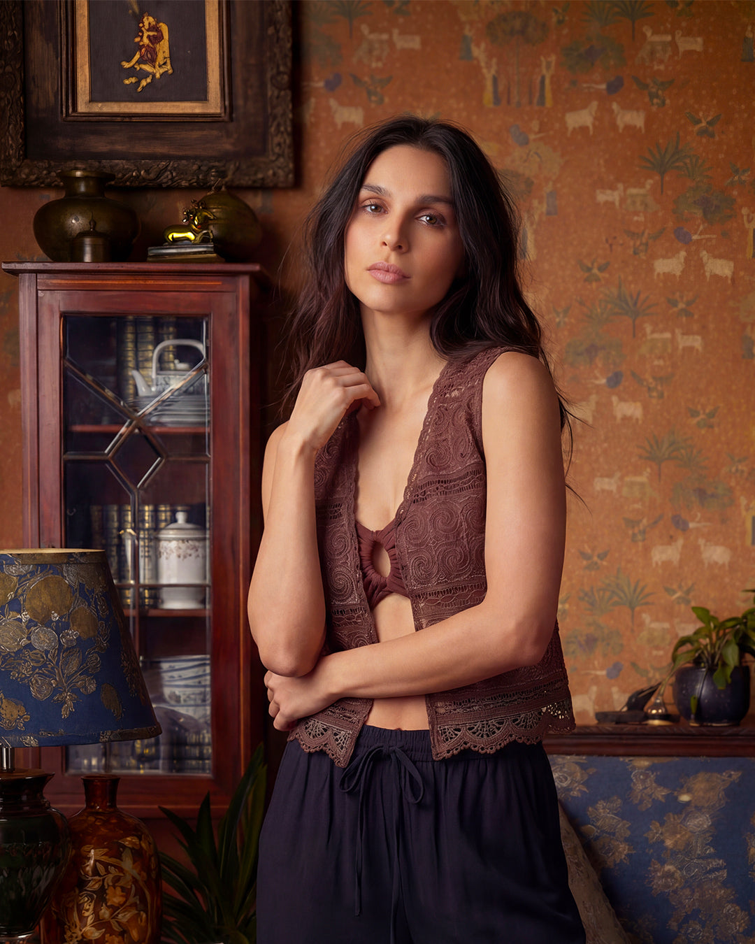 Crochet Hollow Out Vest