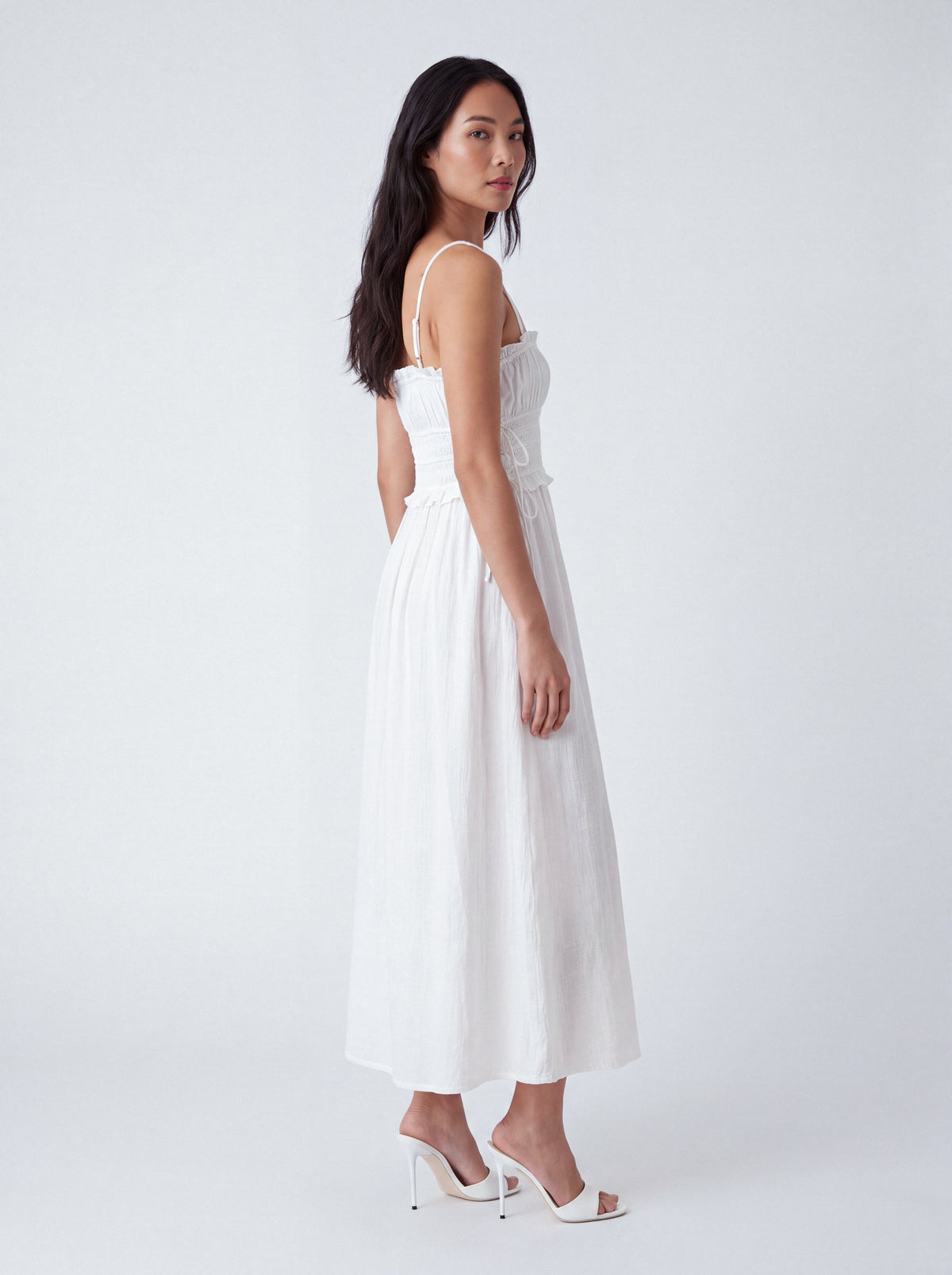 Smocked Tie-Side Dress
