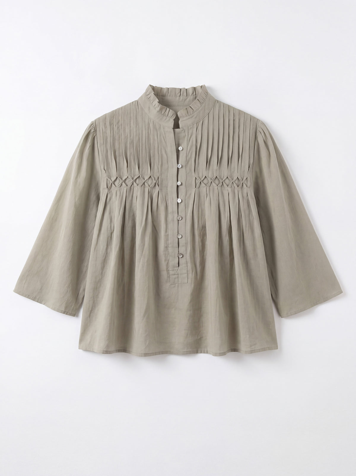 Pastel Pleated Blouse