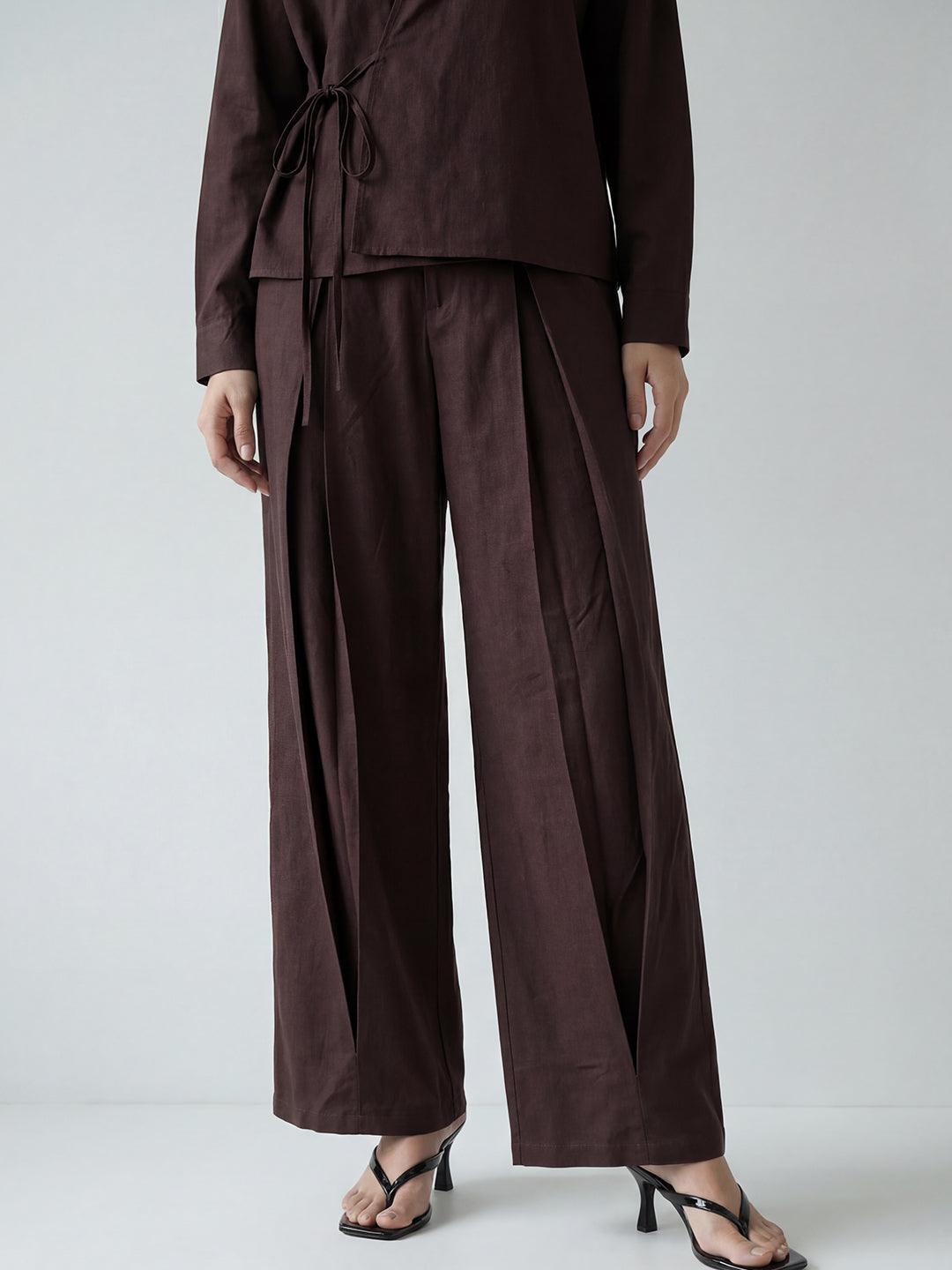 Wide Pleat Pants
