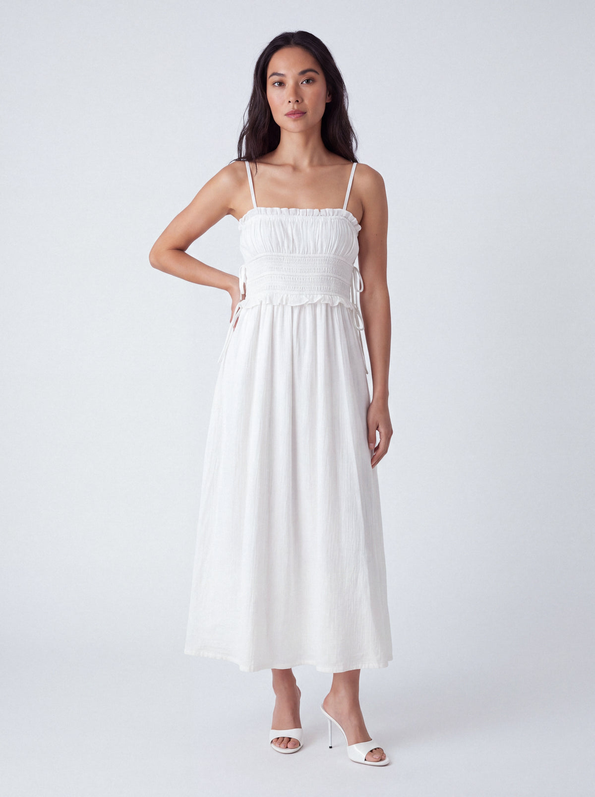 Smocked Tie-Side Dress