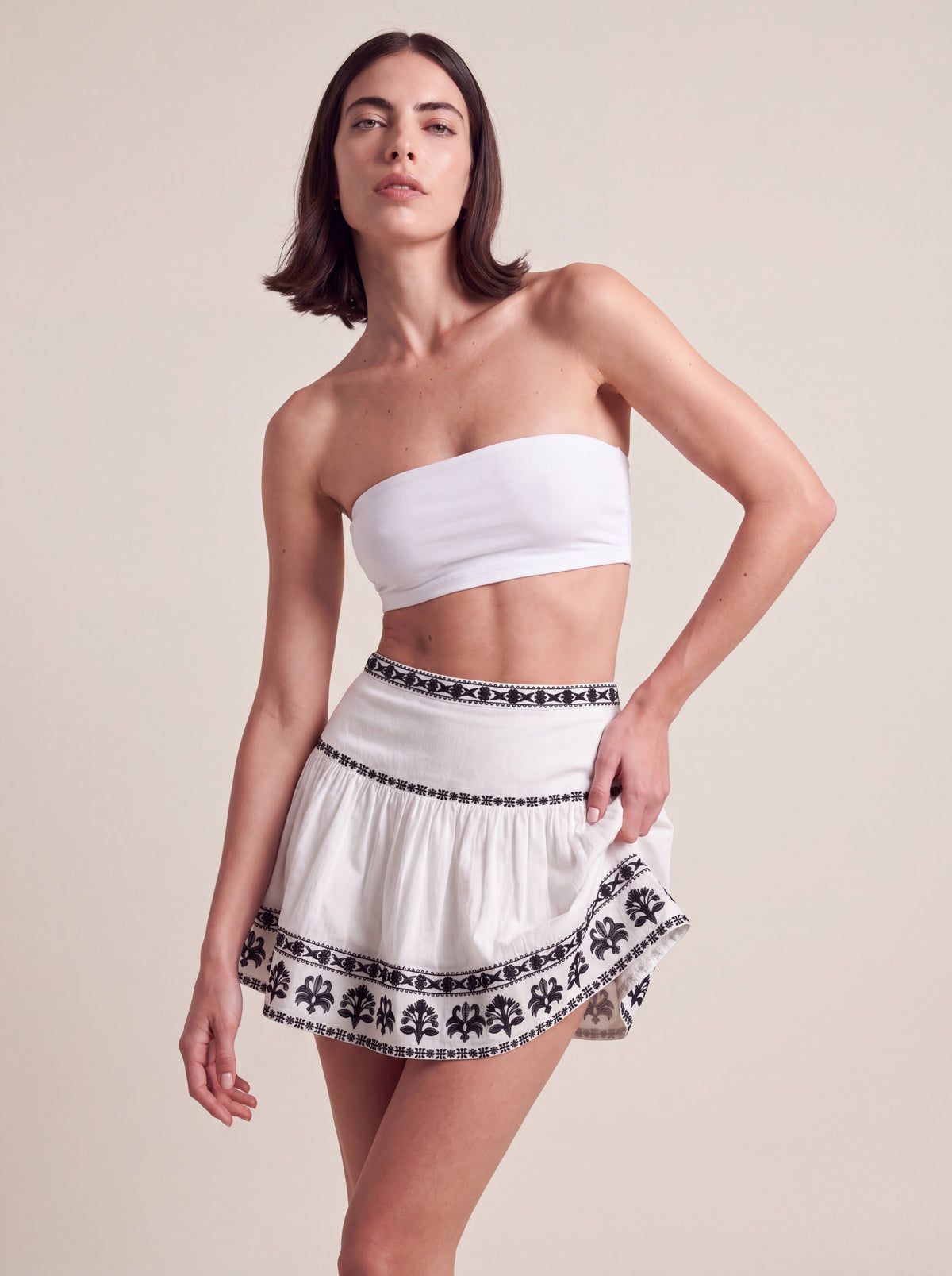 High Waist Mini Skirt