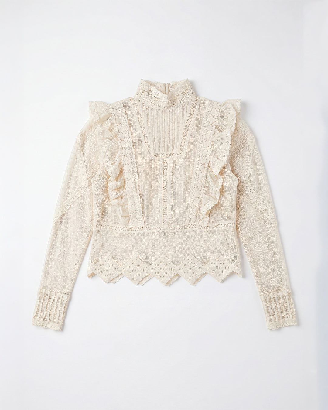 Marquise Scallop Blouse