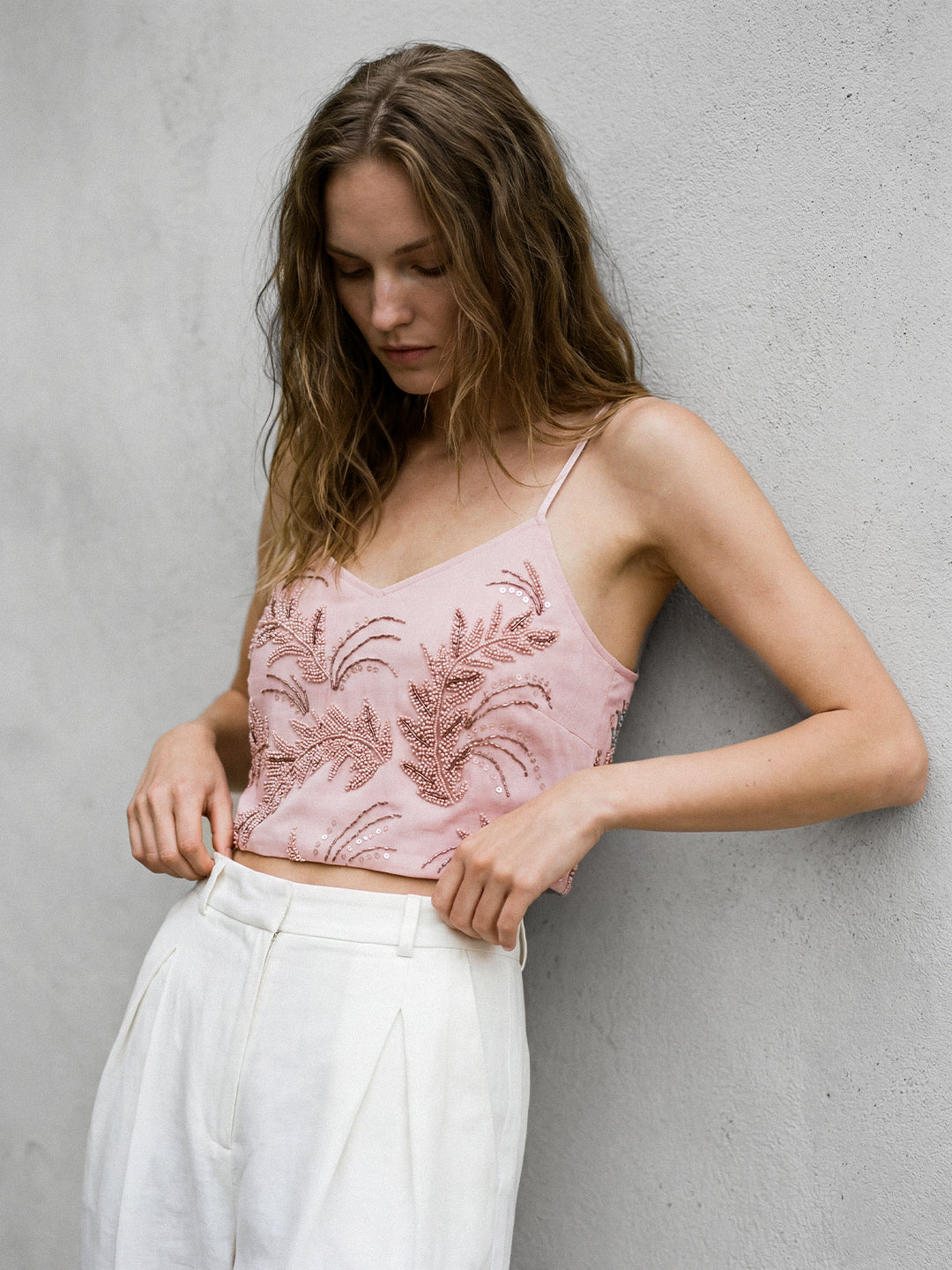 Rosaline Sequin Top
