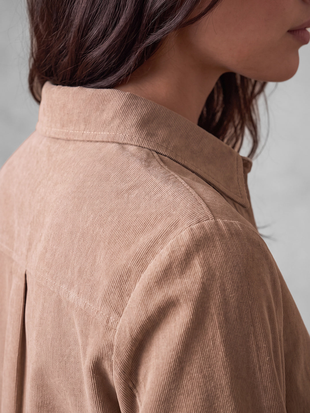 Corduroy Cloud Shirt (Bark Brown)