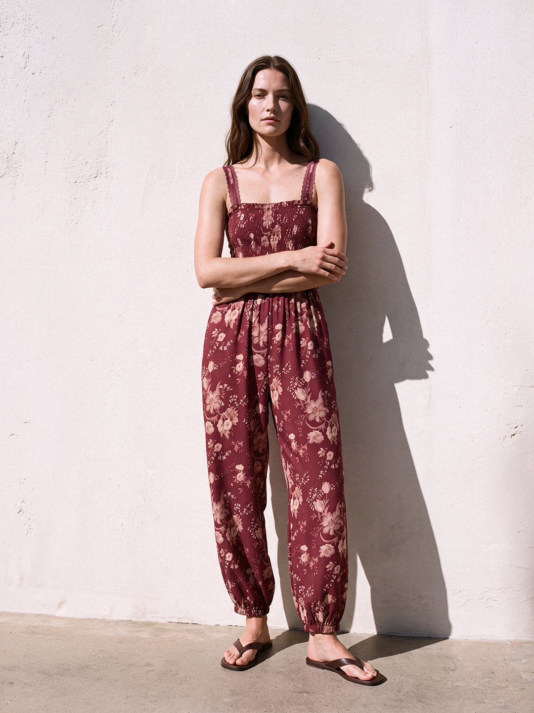 Vintage Chiffon Jumpsuit