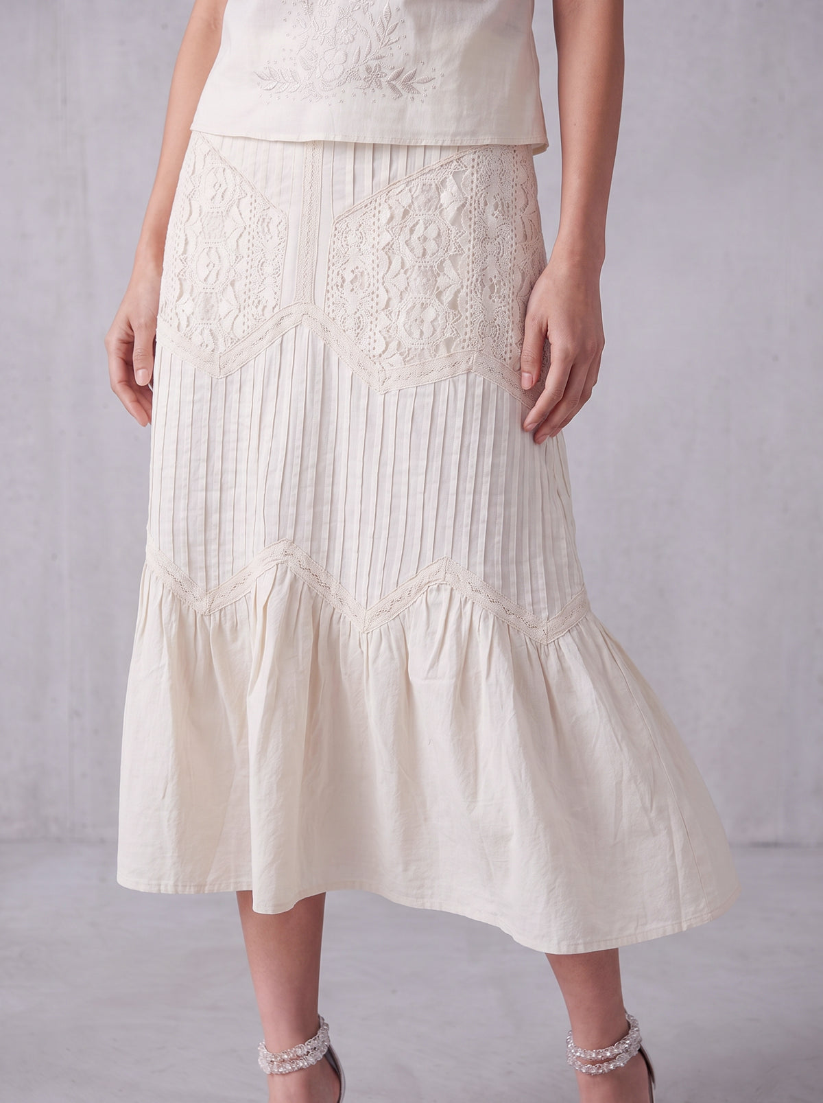 Heirloom Cotton Lace Skirt