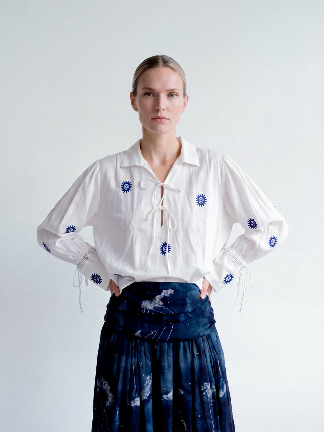 Solstice Eye Embroidered Shirt