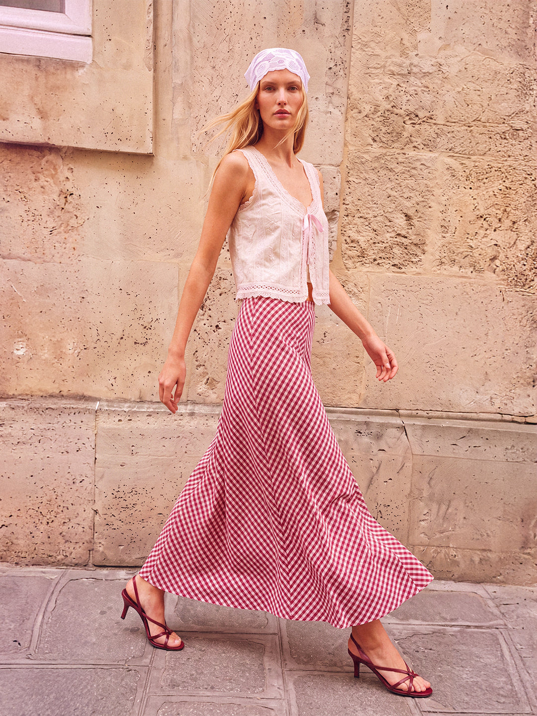 Rustic Check Skirt