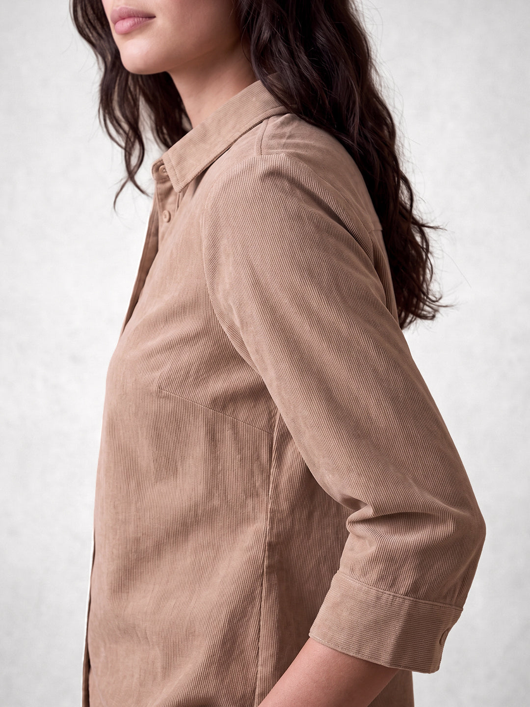 Corduroy Cloud Shirt (Bark Brown)
