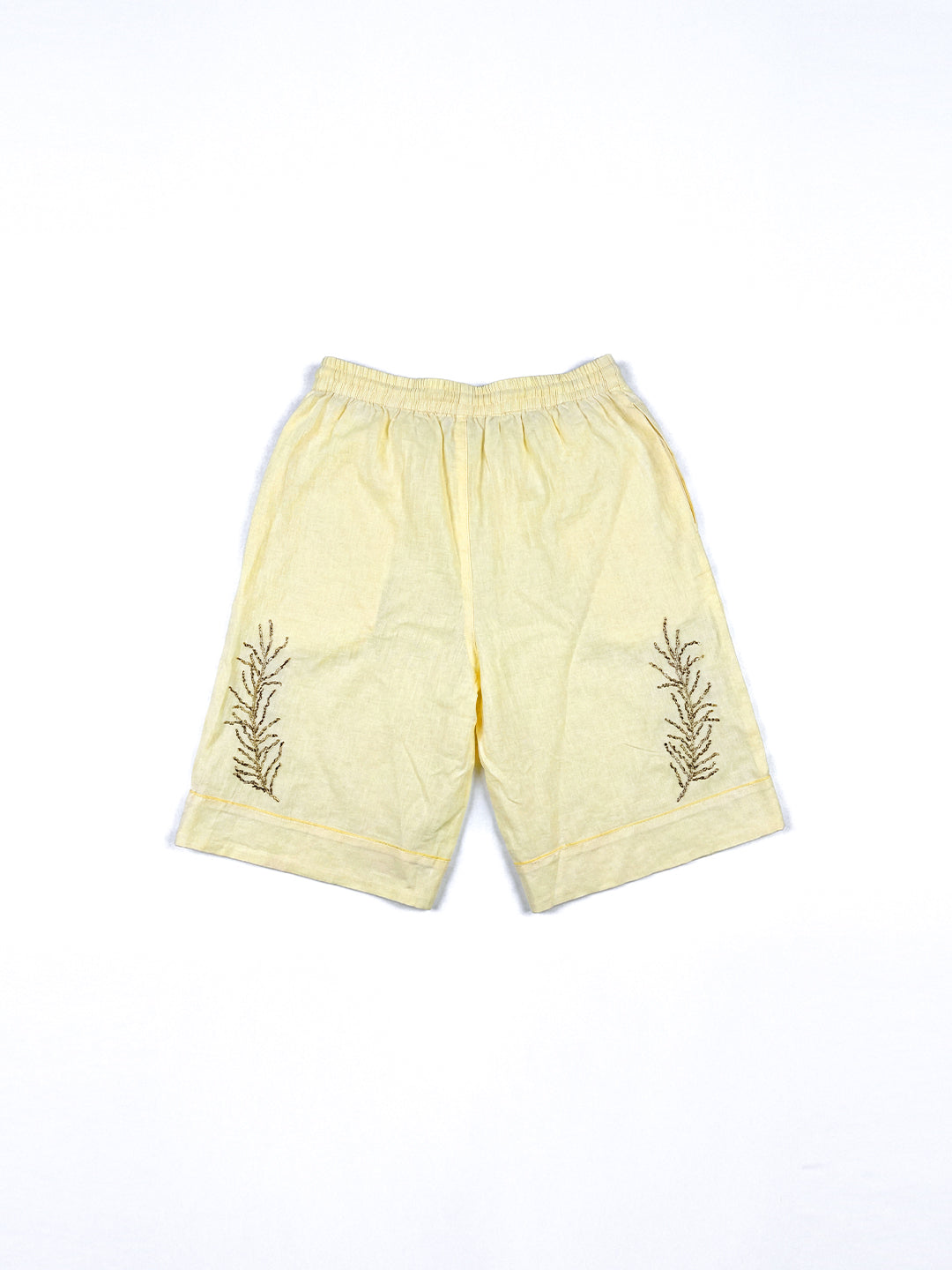 Frostline Embellished Shorts (Yellow)