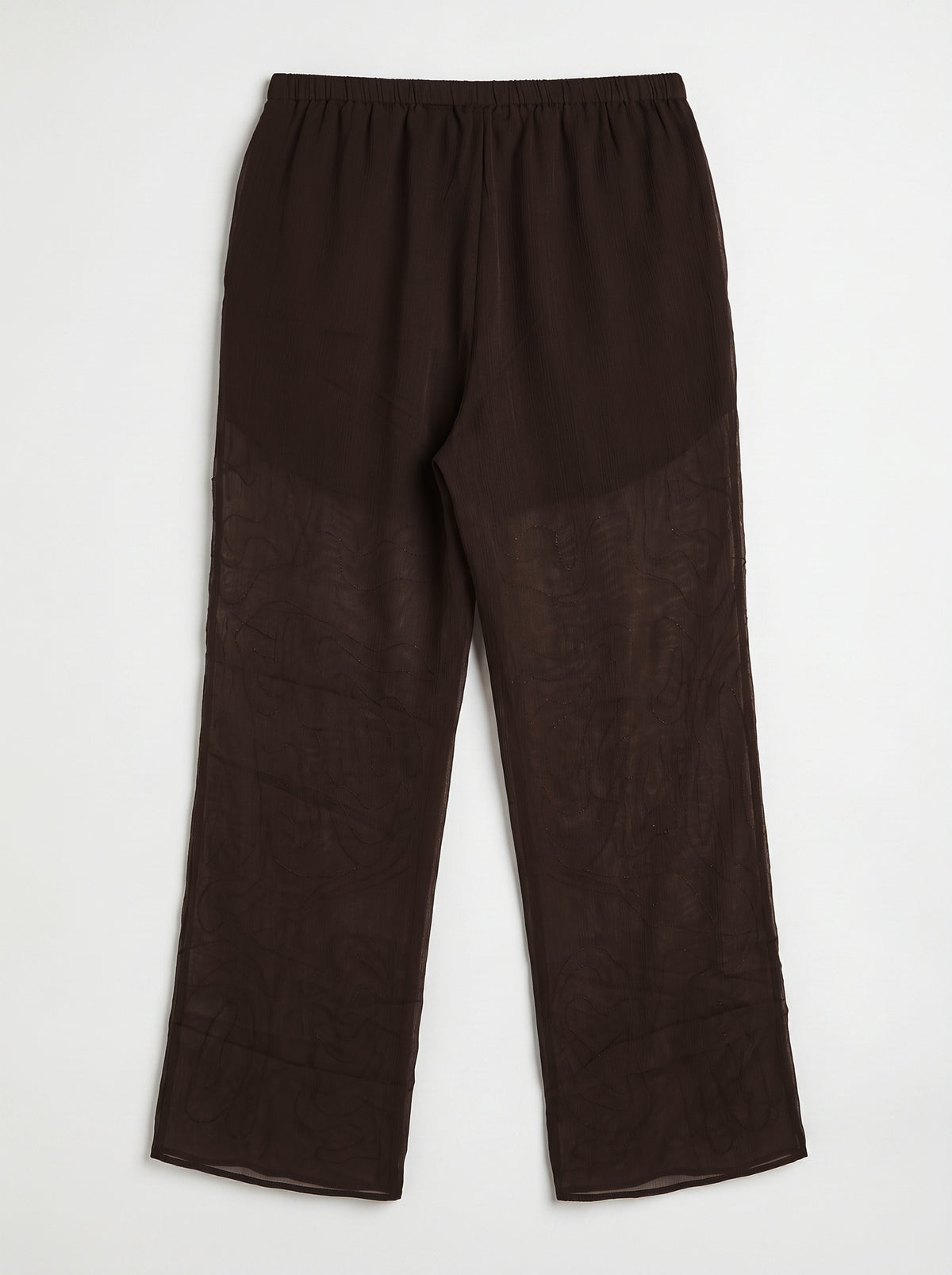 Mocha Embellished Trousers