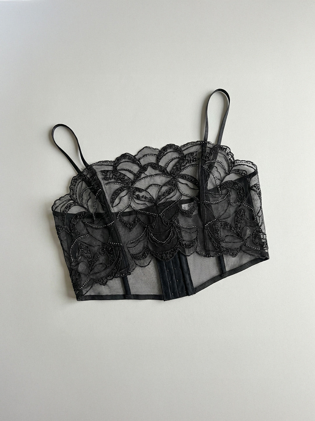Embroidered Corset Top