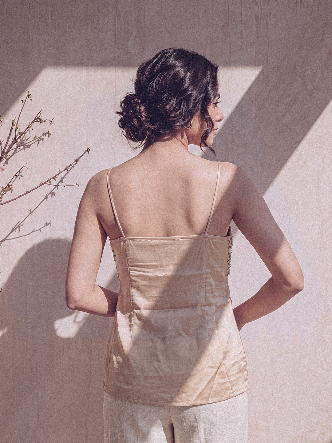Champagne Shimmer Top