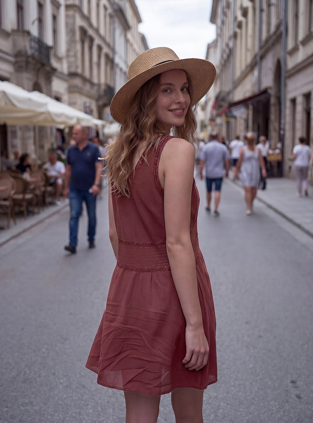 Boho Embroidered Mini Dress