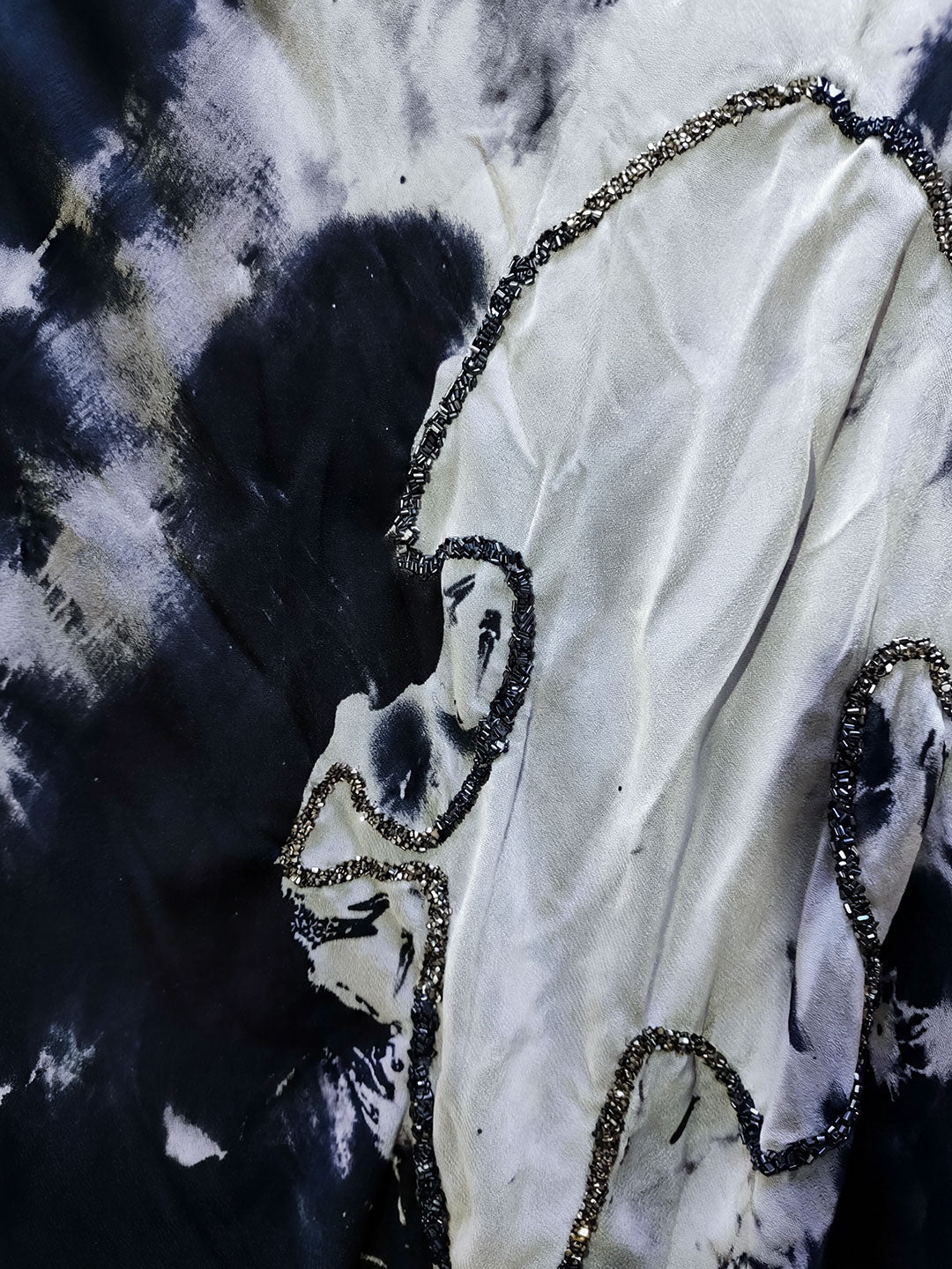 Tie and Dye Sheath Maxi Dress