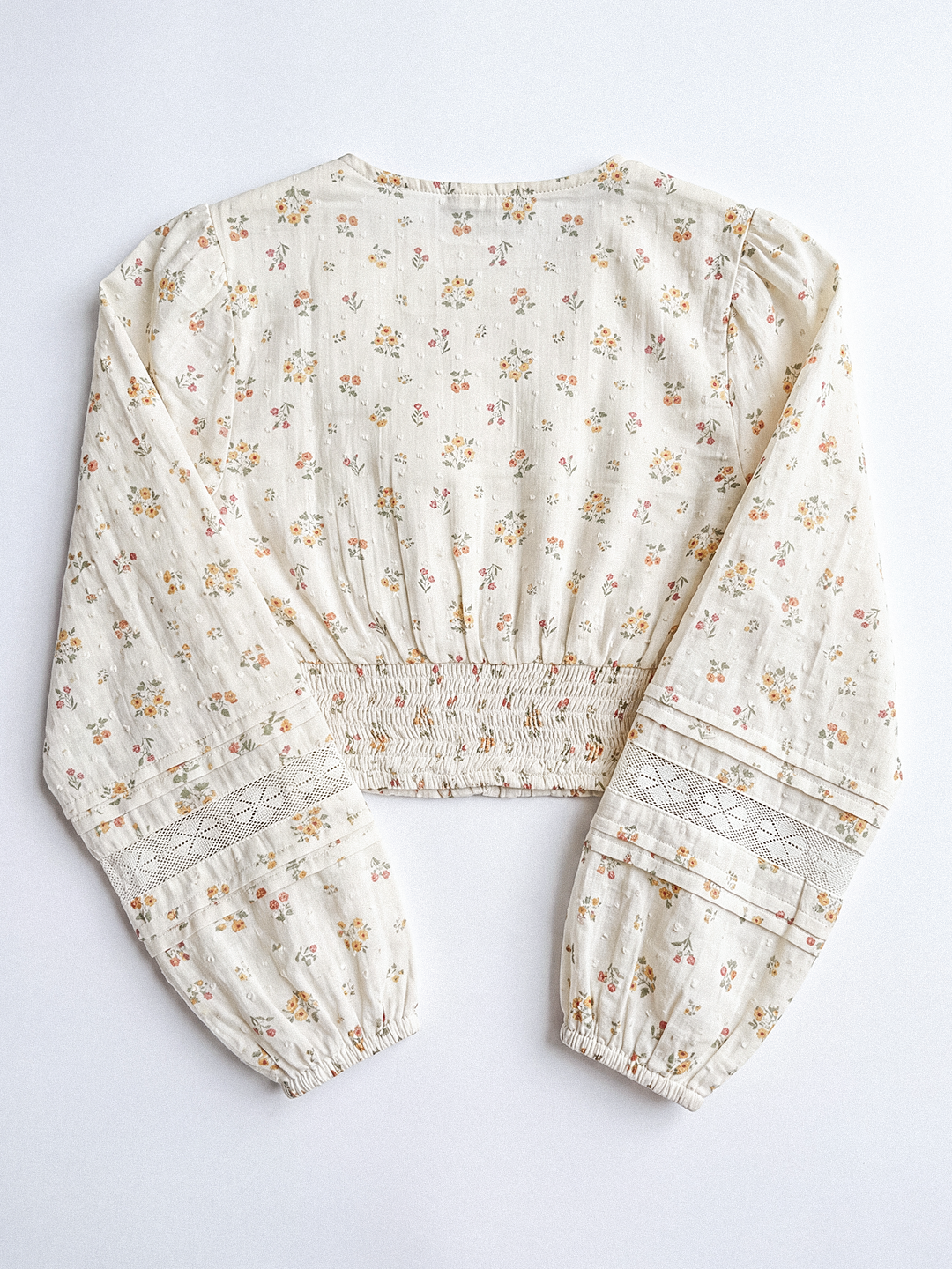 Floral Pintuck Blouse
