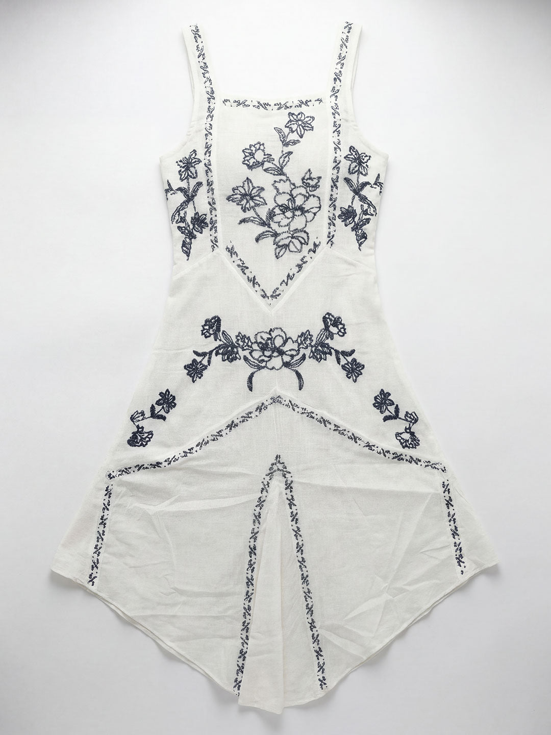 Ivory Noir Bloom Dress