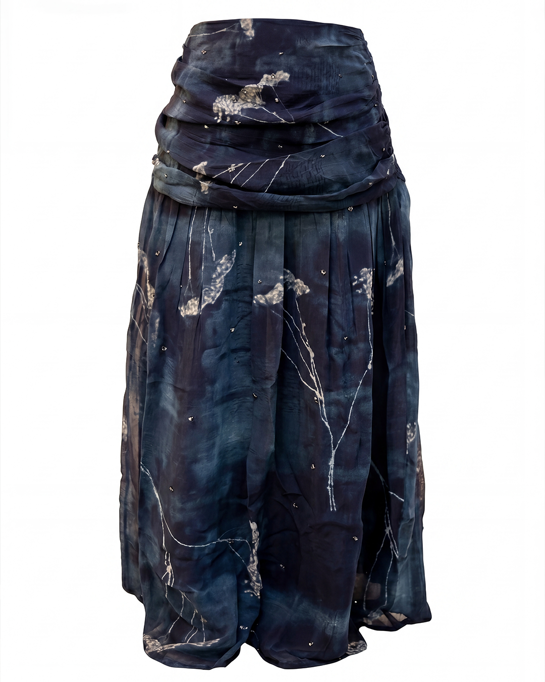 Drift Pleated Skirt (Navy Blue)