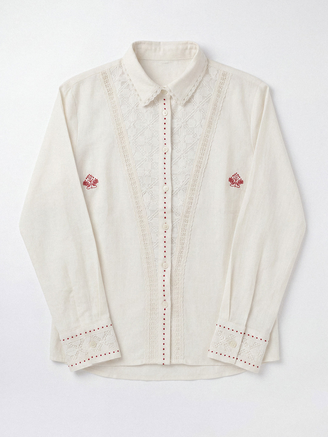 Embroidered Panel Shirt