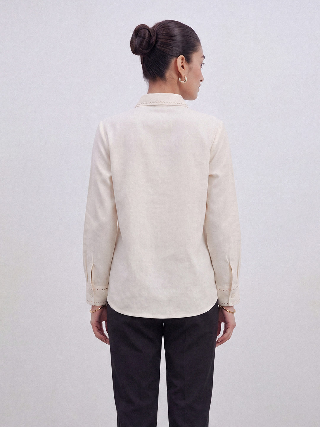 Embroidered Panel Shirt