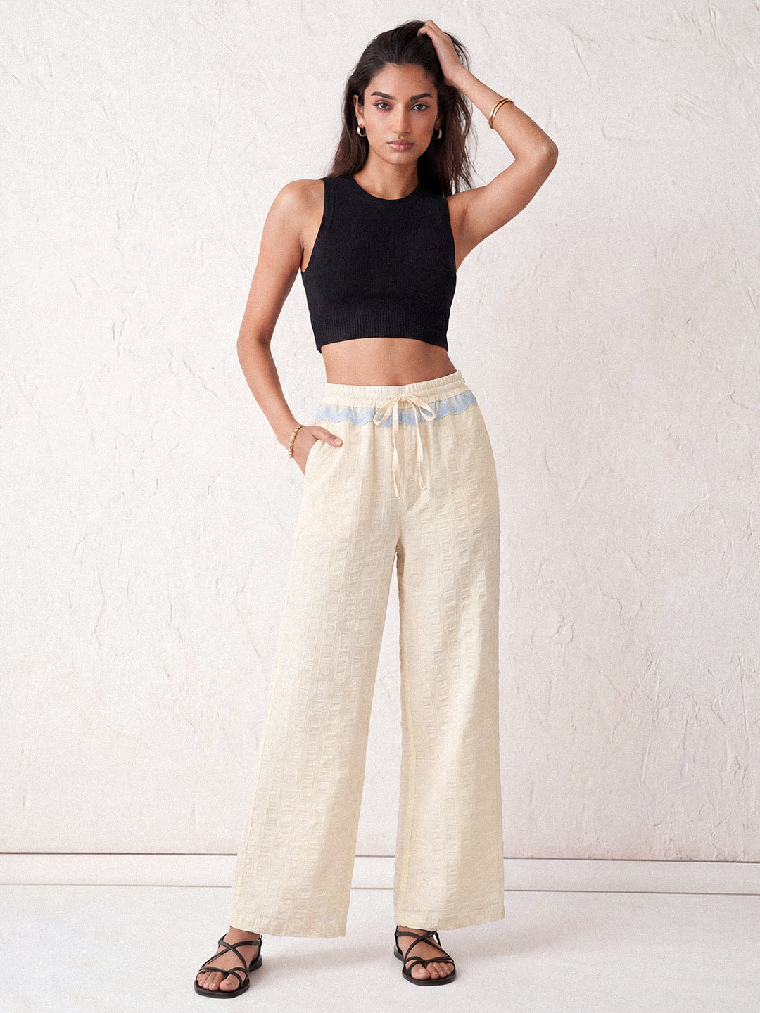 Buttercream Textured Lounge Pants