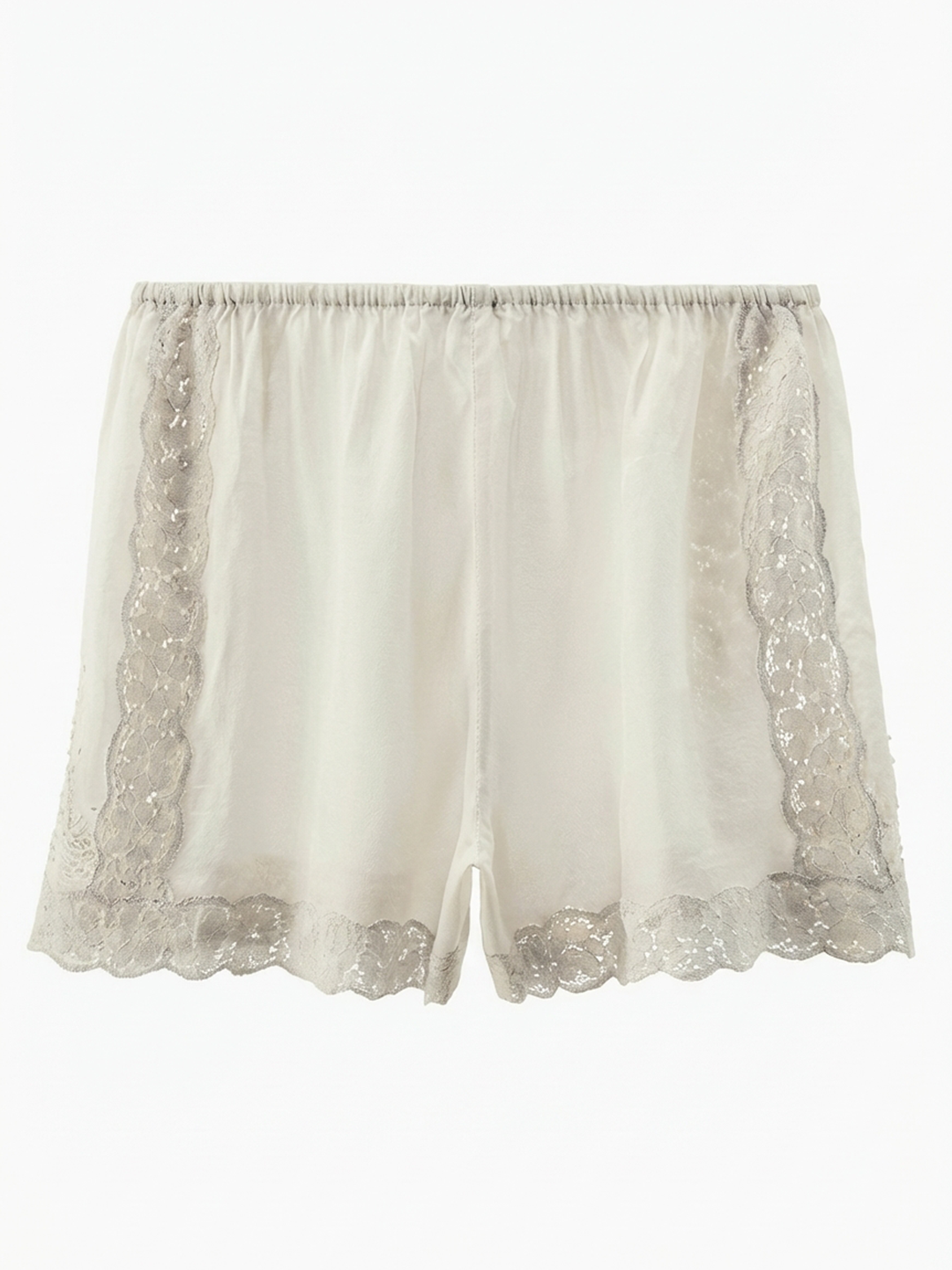 Lace-Inlay Tap Shorts