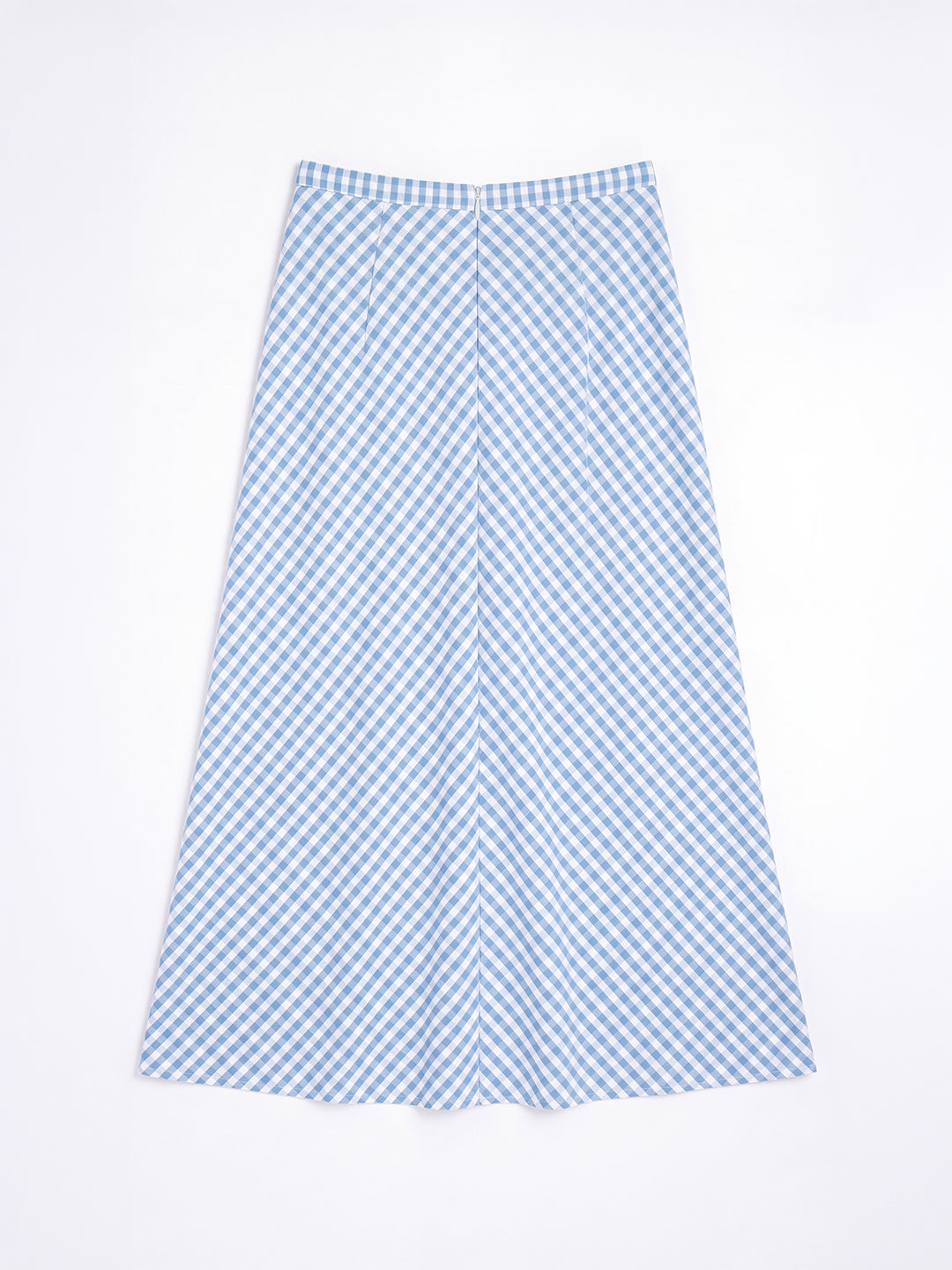 Cloud Check Skirt