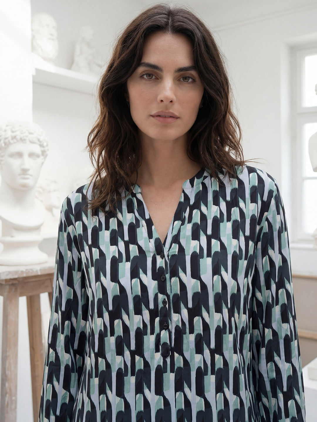 Geometric Pulse Tunic