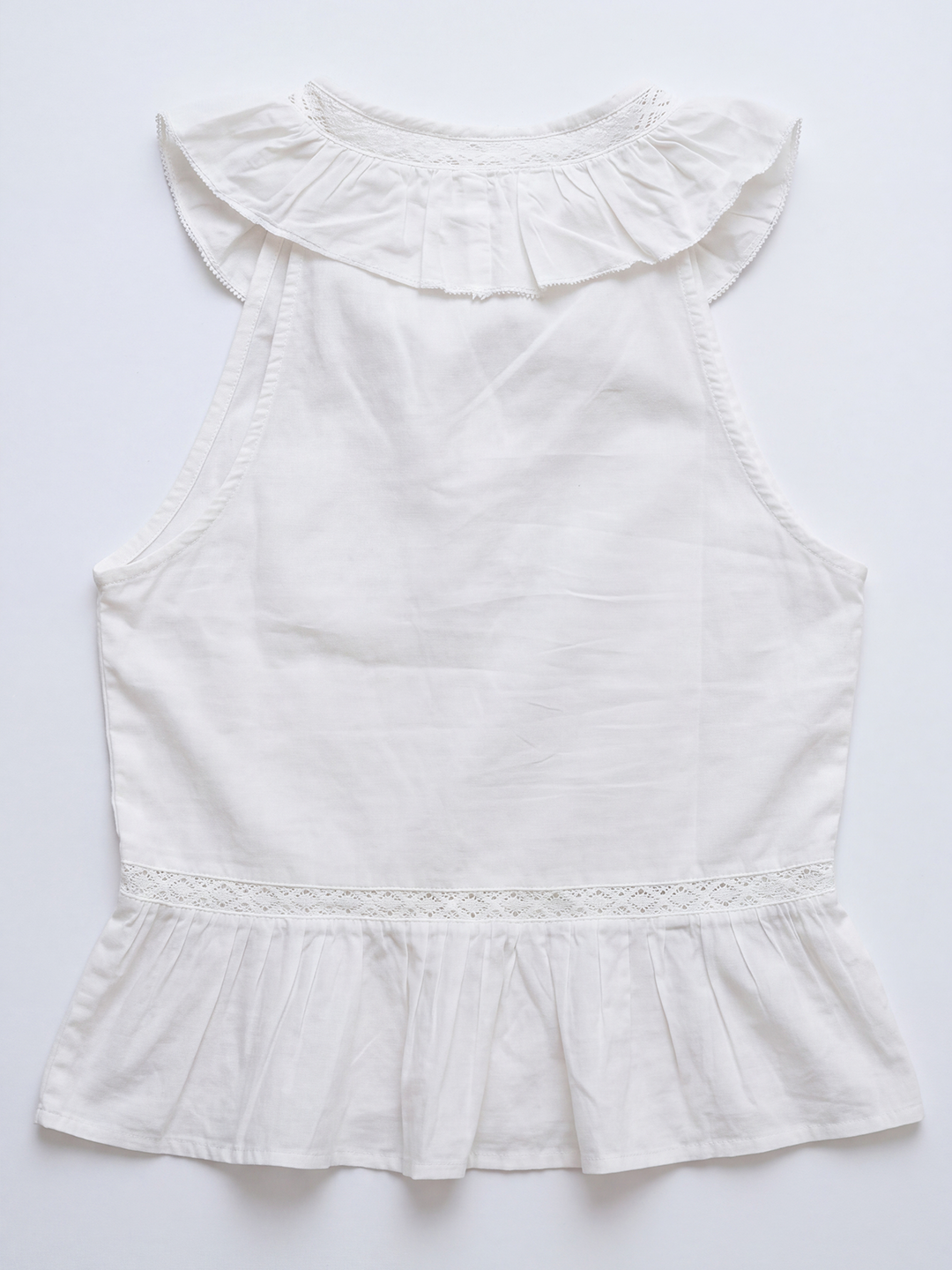 Ruffle Lace Peplum