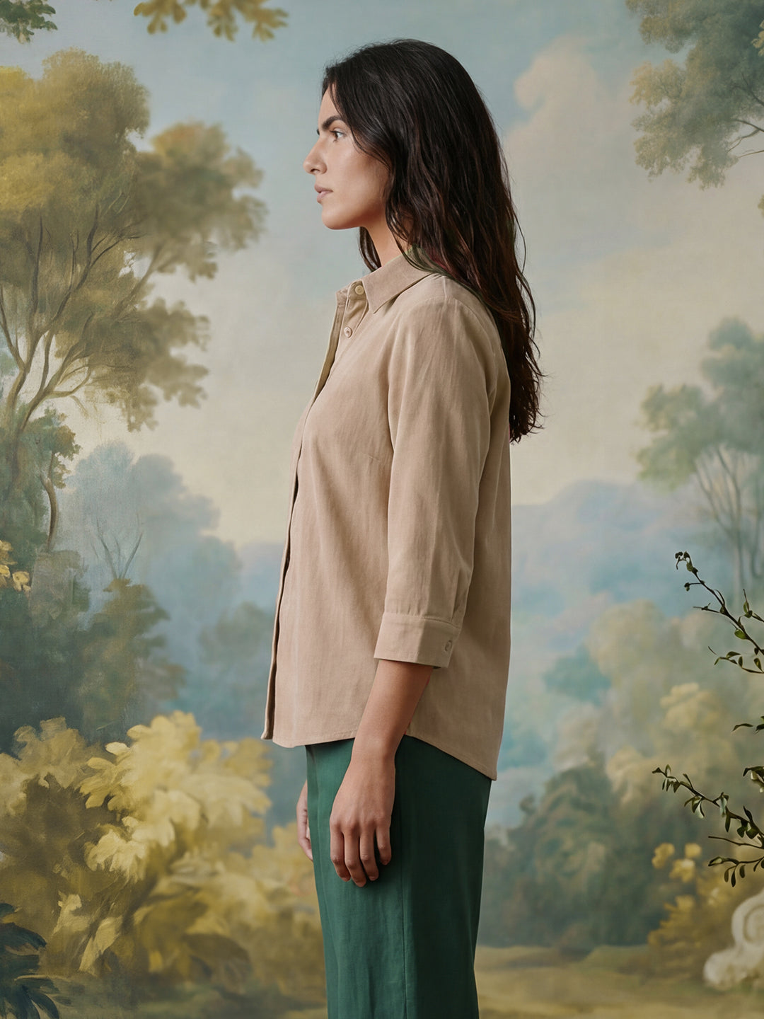 Corduroy Cloud Shirt (Bark Brown)