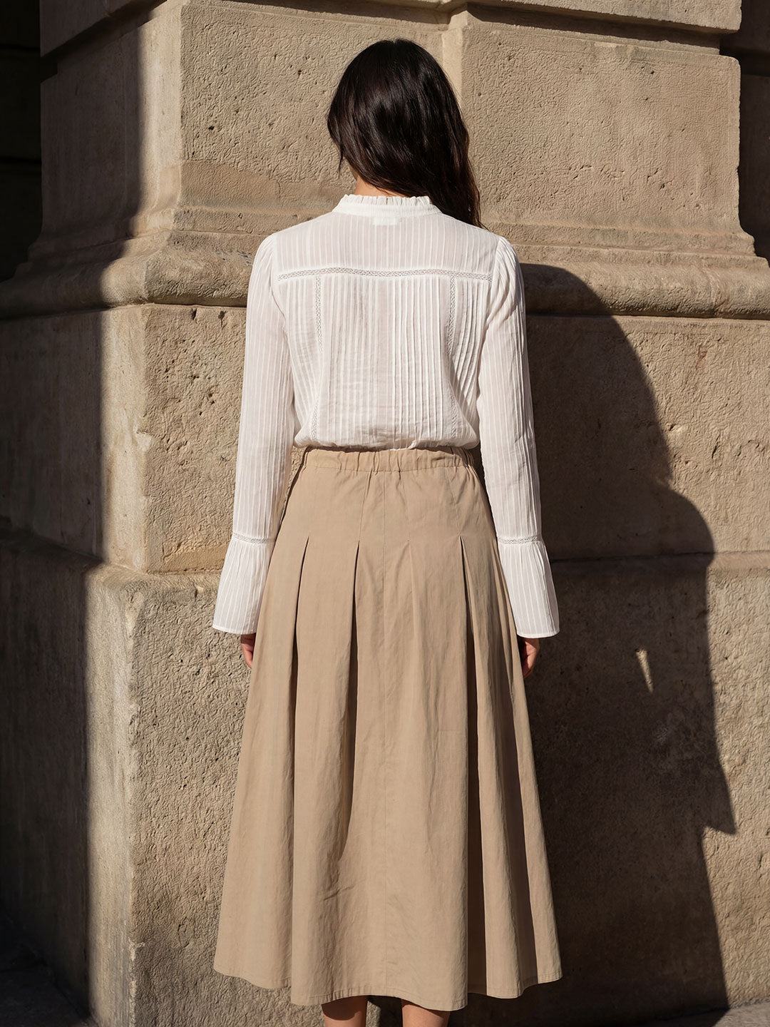 Dune Pleat Skirt