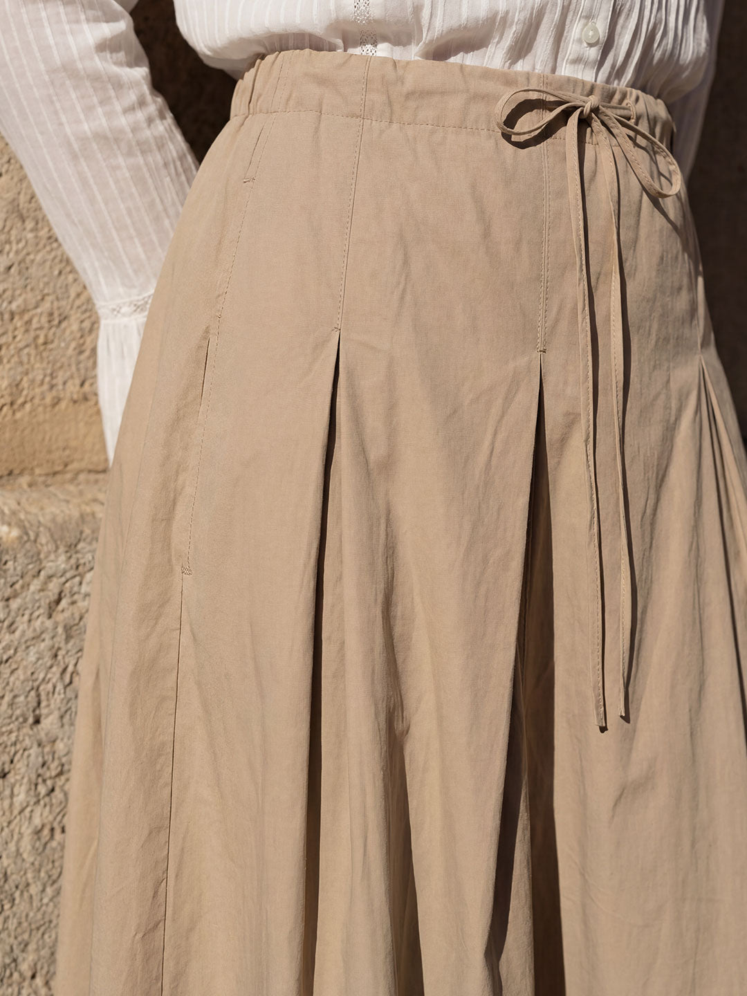 Dune Pleat Skirt
