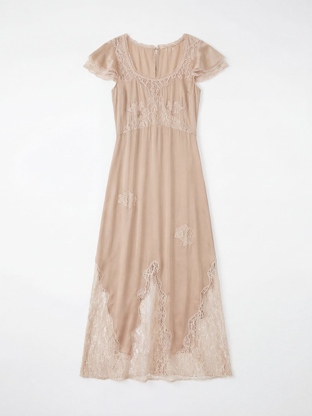 Aurelia Lace-Hem Midi
