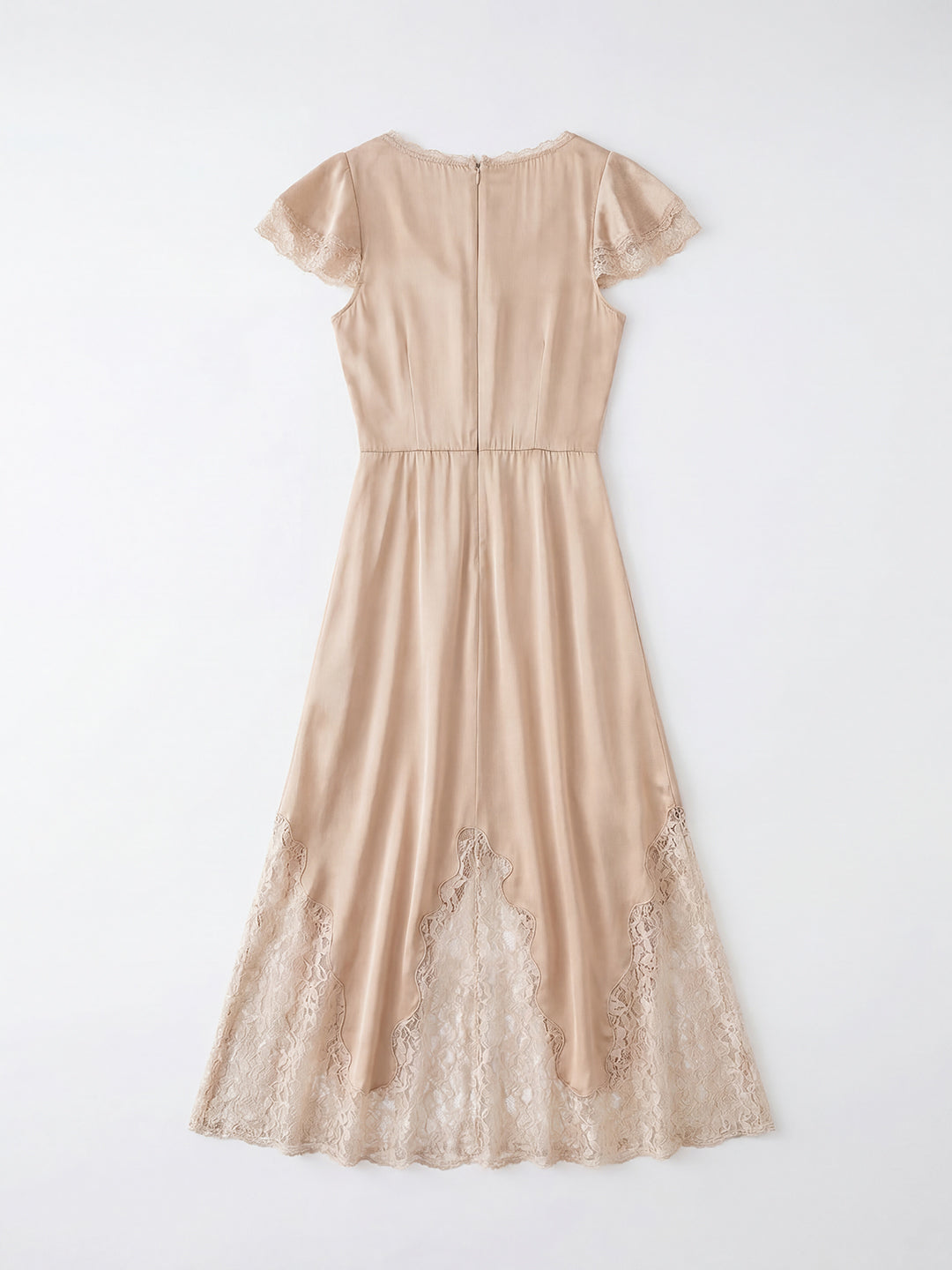 Aurelia Lace-Hem Midi