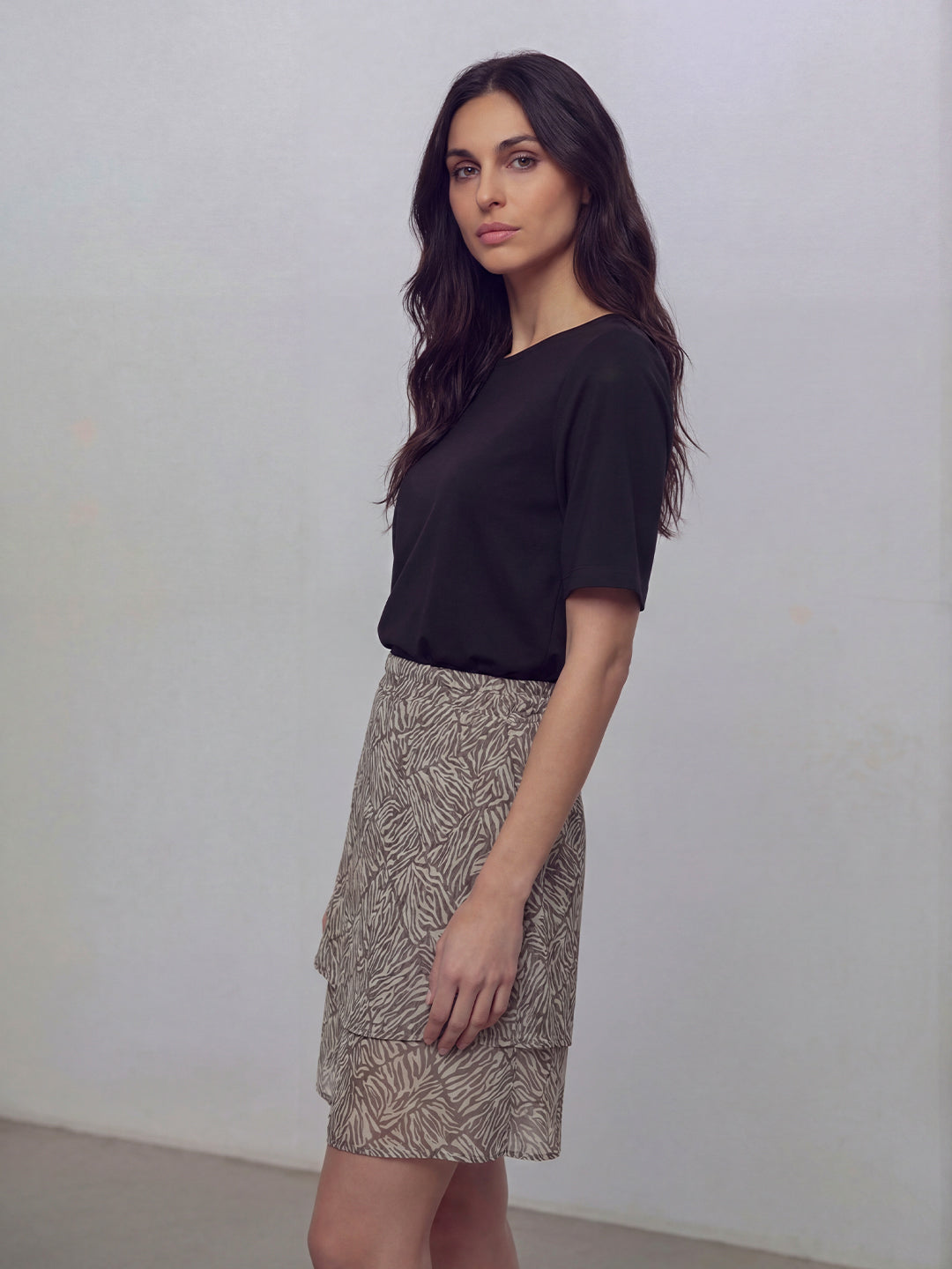 Earthy Abstract Skirt