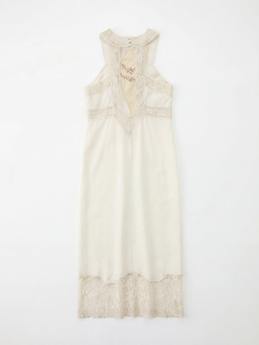 Seraphina Lace-Inlay Slip