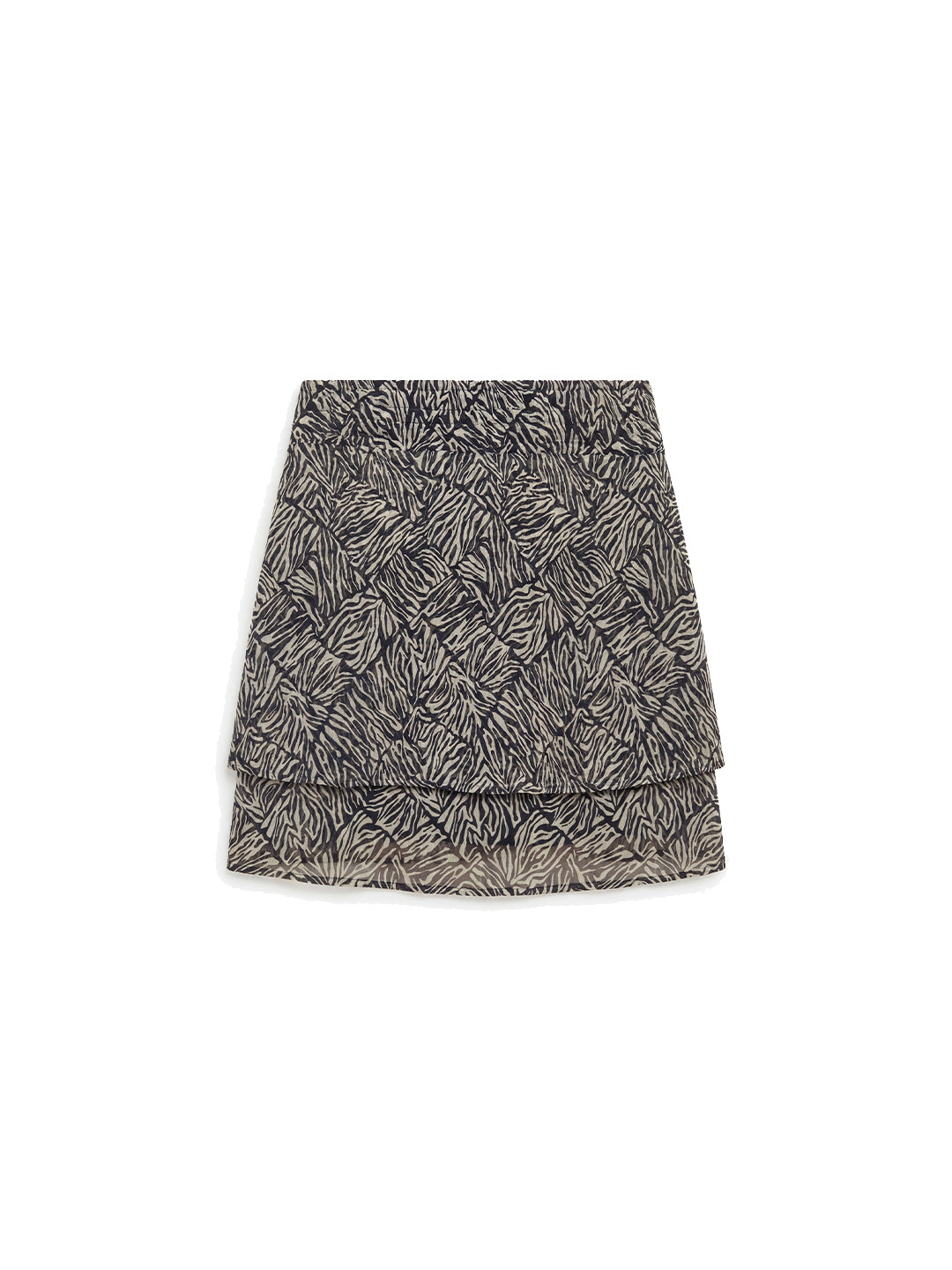 Earthy Abstract Skirt (Pine Grove Green)