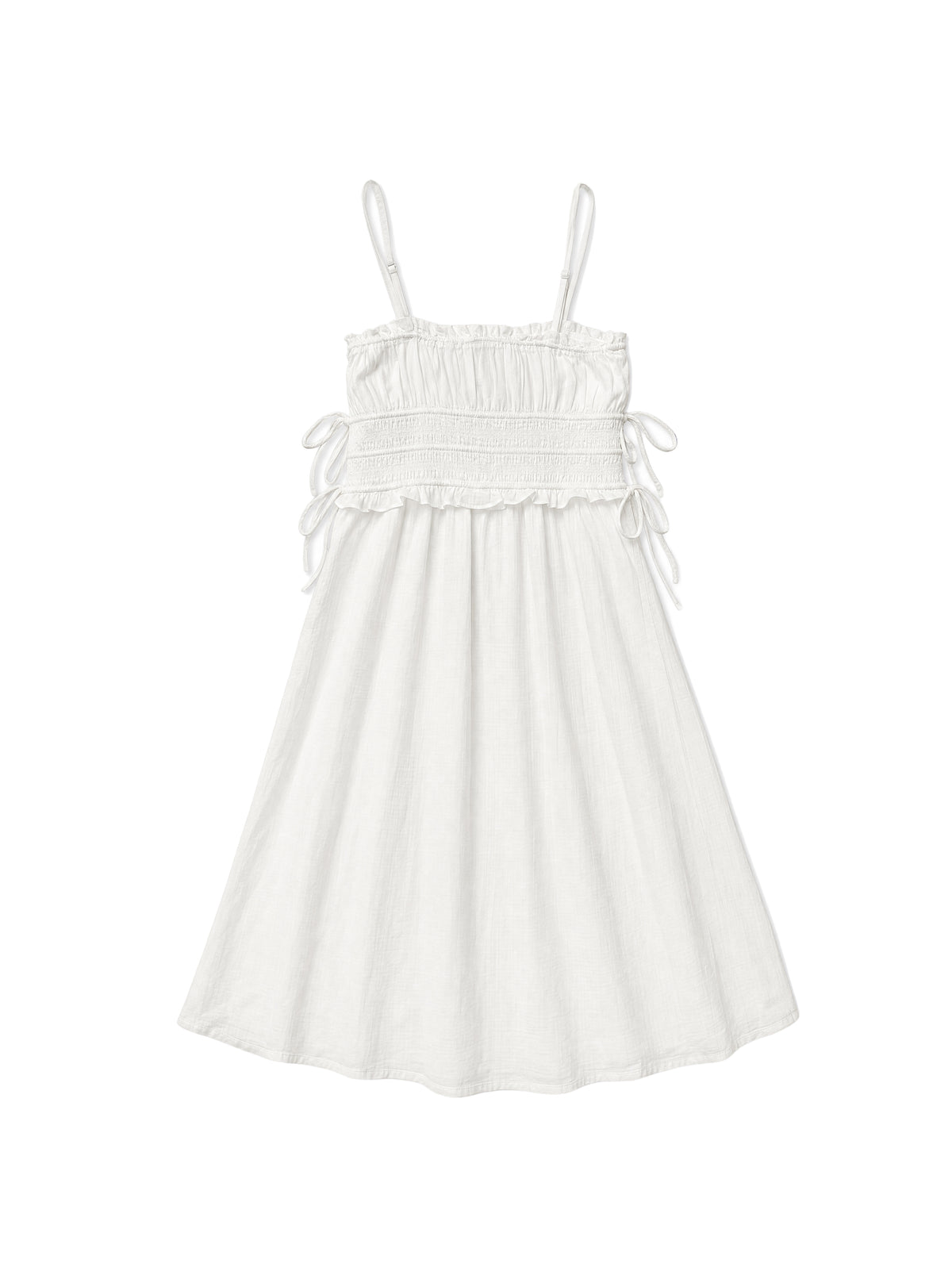 Smocked Tie-Side Dress